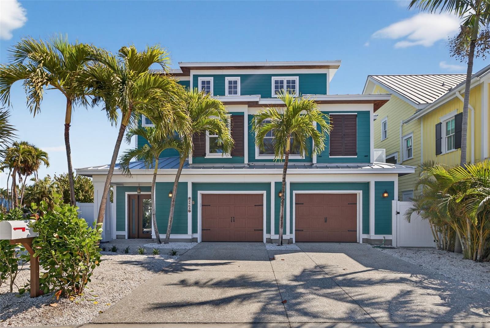 Welcome to The Nest located at 2503 Pass A Grille Way. This custom built home was designed to showcase incredible water views, easy access to the sugar-sand beach, effortless water sports from the private dock and hours of enjoyment by the pool.  The concrete construction, storm windows/shutters, and new metal roof will keep you and your loved ones high and dry through any weather and enables this home to withstand the test of time.  Above all, The Nest is about laid-back luxury. With over 2,900 square feet of air conditioned space, it offers 3 elevated levels, two expansive waterfront decks, and views of both the gulf and bay. The entire third floor encases the primary suite with its incredibly broad sweeping easterly views of the waterways and sunrise. This primary bedroom offers a secluded waterfront deck, spacious sitting area, large office space, a generous custom walk-in closet, and even a secret room up the spiral stairs that can be used for meditation, yoga, reading, painting, sleeping or simply toasting the sunset with water views of the gulf. The primary bath has dual vanities, a primping station, large dual-head shower and separate water closet. The full service elevator easily connects this level of the home with all others providing ease with luggage and grocery transport.Heading down one flight takes you to the main living area. This space is perfect for gathering family and friends with a wide open floor plan and expansive covered deck showcasing the vast water views. The open layout brings the full-size dining area, spacious family room with gas fireplace and welcoming kitchen together as one. This main living level also offers a private guest wing with two generous guest bedrooms, one full bath and an additional powder room. Be careful, your guests may never want to head back home! On the level below you find an additional climate-controlled bonus room. This space can be utilized as a fitness center, craft/hobby area or simply for storage and laundry.  Here you will find a huge three car garage with high ten foot ceilings as well as three garage doors.  When the third one, on the water side of the home, is open it allows for seamless transition from the current game area featuring ping pong, billiards, darts and a second living area with large TV. Enjoy the sunshine from the large deep water dock with decking for outdoor dining, a 10,000 pound boat lift and room for expansion. The beach lovers will be elated with the short walk past three homes to the tree covered sandy path. This beach is a rare find with an absence of public parking there is room to spread out and enjoy the quiet of the waves even during the most popular holiday times. The Nest is truly a sanctuary to soak in the natural beauty Pass-a-grille offers.
In addition, this highly sought after area is home to beautiful boutiques,  many waterfront restaurants, a large marina, fishing pier, nightly sunset celebrations and incredible shelling…all within walking distance from the home. Come see The Nest for yourself and you will understand why this is a home to enjoy for generations.