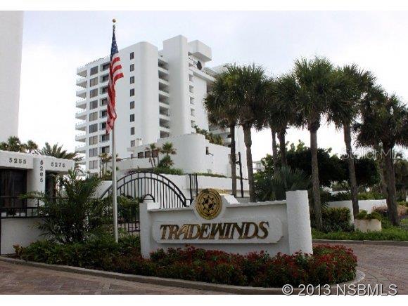 Gorgeous Oceanfront 2 bedroom 2 bath fully furnished condo in prestigious Tradewinds. This unit is immaculate with 3 flat screen TVs, hurricane shutters and tiled throughout. Tradewinds amenities include 2 pools (one heated), spa, fitness center, newly finished tennis court, shuffle board, clubhouse and an on-site manager. ;LocationDescription: Condo ;Water: City