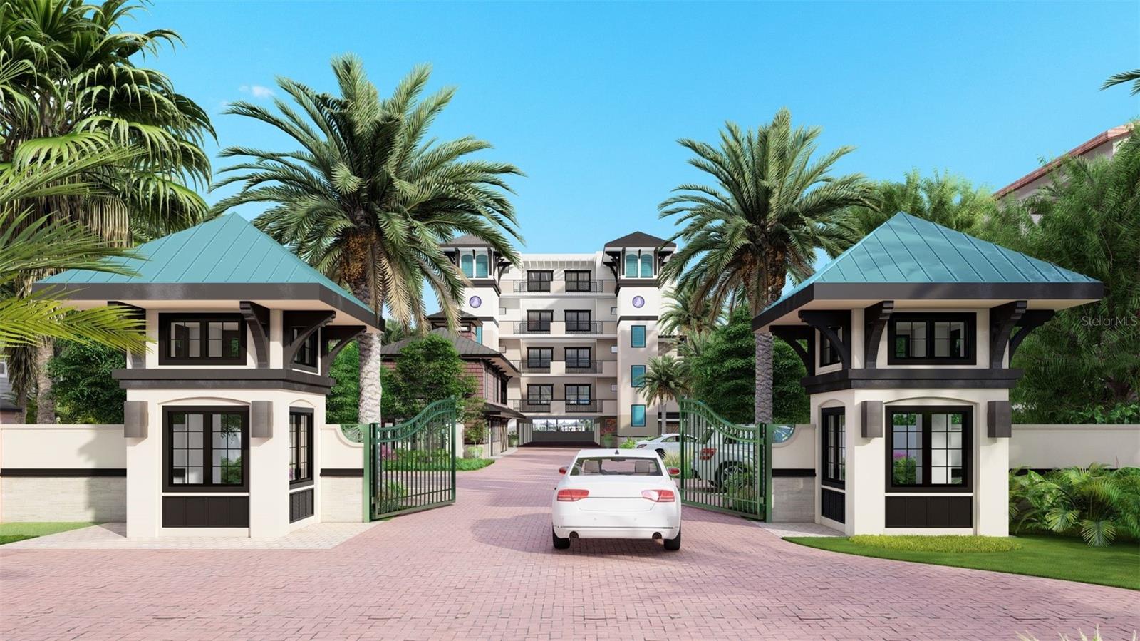 One or more photo(s) has been virtually staged. Under Construction. MODEL NOW OPEN - QUIET COVE is a beautiful luxury condominium where owners can have a 50-foot boat slip with easy access to Tampa Bay and the Gulf of Mexico!! This stunning new gated community on the Islands of Tierra Verde consists of eight elegantly designed residences. Two per floor! There are four bedrooms and three and half bathrooms with 3,126 square feet of living space. Along with the boat slip, you will have a two-car garage pre-wired for an electric charging station AND an acclimatized storage room in the carriage house up front! Quiet Cove is located on one of the larger canals in Tierra Verde with quick access to Tampa Bay and the deep-water fishing of the Gulf of Mexico. Step into the elevator and arrive at your private, double door foyer with soaring finished ceilings and high-quality, wood grain luxury vinyl floors. The spacious kitchen and dining room area is perfect for entertaining. The kitchen features top of the line GE Monogram appliances including an Aga Mercury range, beautiful waterfall edge with quartz countertops and a LARGE walk-in pantry with solid wood finish. Relax and unwind in your owner’s retreat graced with exceptional water view and a large walk-in closet. The master bathroom features dual sinks, a walk-in shower, a stand-alone soaking tub. Enjoy the breathtaking sunrises on your balcony overlooking the water and your boat! Luxury amenities include heated saltwater pool and spa, furnished outdoor lanai with fireplace and covered barbeque grill including an outdoor kitchen. Tierra Verde encompasses three islands and is ISLAND PARADISE! Enjoy endless opportunities for boating, fishing, paddleboarding, kayaking, and leisurely bike rides along the Pinellas bike trail. The islands also have recreational facilities for tennis and pickle ball! Golf enthusiast? Choose from an array of courses available, including the Isla Del Sol Yacht and Country Club. Tierra Verde is ideally situated just minutes away from I-275, St. Pete Beach, Pass a Grille, the Skyway Bridge, renowned Ft DeSoto Park, and the sugary sands of top-rated beaches. Tierra Verde offers the best of both worlds - just a 15-minute drive from Downtown St. Pete, with museums, popular restaurants, and luxury shopping. And to top it off, Tampa Bay International Airport is only 30 minutes away. Call today for your tour. Anticipated completion July, 2024
