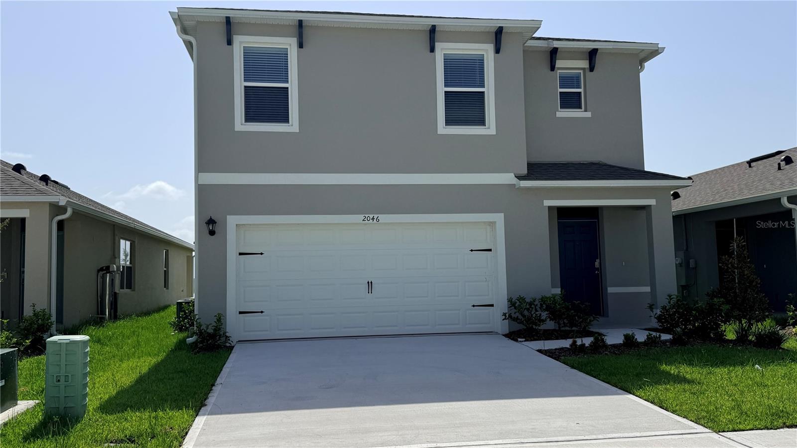 Available for rent — brand new, spacious, and move-in ready. * This stunning two-story home, built entirely with concrete block construction, offers a flexible layout designed to adapt to your lifestyle. The expansive main floor boasts an open-concept design centered around a modern kitchen equipped with sleek stainless-steel appliances, flowing seamlessly into the living and dining areas. Conveniently situated off the main living space, you'll find a second bedroom alongside a full bathroom. * Heading upstairs, a generously sized loft area welcomes you — perfect as a home office, playroom, or additional lounge space. The primary bedroom, tucked just off the loft, features a large walk-in closet and a private en suite bathroom complete with a double vanity. Three more bedrooms share a well-appointed second bathroom and a linen closet. Also on the second floor, you'll find a dedicated laundry room along with additional storage space. * To top it all off, this home comes equipped with a Smart Home technology package, putting full control of your living environment right at your fingertips — whether you're at home or away. *Information recorded in the MLS is intended to be accurate, but NOT GUARANTEED. HOA fees and regulations, home square footage, room sizes, and lot size should be independently verified.