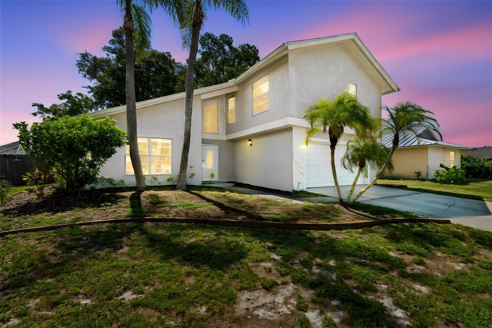 Virtually Staged. Welcome to this beautifully updated 4-bedroom, 2.5-bath home located in the highly desirable North Bay Hills community of Safety Harbor. Offering over 2,100 square feet of living space, this two-story residence combines modern updates, spacious living areas, and an unbeatable location in one of Pinellas County's most sought-after neighborhoods.
A dramatic two-story foyer welcomes you inside, where soaring ceilings and abundant natural light create a bright and inviting atmosphere. The updated kitchen is designed for both functionality and style, featuring granite countertops, subway tile backsplash, stainless steel appliances, ample cabinetry, and generous prep space. The kitchen flows seamlessly into the main living and dining areas, creating an ideal layout for everyday living and entertaining.
Upstairs, you'll find four spacious bedrooms, including a private primary suite complete with an updated ensuite bathroom and ample closet space. The additional bedrooms offer flexibility for family, guests, a home office, fitness room, or hobby space.
Step outside to the screened lanai overlooking a large, fully fenced backyard with plenty of room for outdoor gatherings, pets, play equipment, or future backyard enhancements. Whether enjoying your morning coffee or hosting weekend barbecues, this outdoor space offers endless possibilities.
Major updates provide peace of mind, including a newer roof and updated HVAC system. Additional features include a convenient half bath on the main level, indoor laundry, and a two-car garage.
Ideally situated just minutes from charming downtown Safety Harbor, residents enjoy easy access to local shops, restaurants, parks, the Safety Harbor Marina, Philippe Park, top-rated schools, Tampa International Airport, and the world-famous Gulf beaches. With its combination of space, updates, and prime location, this home presents an exceptional opportunity to enjoy the Florida lifestyle you've been searching for.