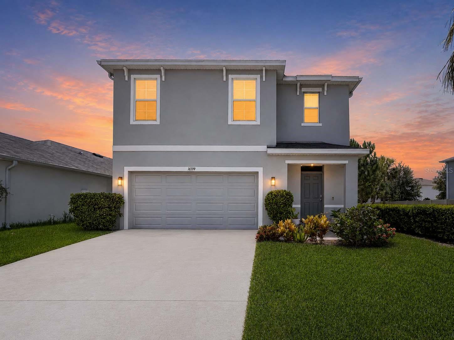 Welcome HOME to this 5 Bedroom + LOFT, 3 Bathroom, 2 Car Garage, with “PRIVATE BACKYARD”,  located in the highly desirable THE PRESERVE community.  Built in 2020, this two-story residence was built with ALL-concrete BLOCK construction on both LEVELS.  STEP inside to a welcoming FOYER that opens to an expansive OPEN-CONCEPT FLOOR PLAN, perfect for everyday living and entertaining.  The HEART of the HOME, the KITCHEN features a large center island with breakfast bar seating, granite countertops, farmhouse sink, espresso cabinetry with hardware, glass tile backsplash, and an oversized walk-in pantry with custom door.  The Kitchen seamlessly overlooks the Dining area and Living Room, creating an ideal gathering space for family and friends.  Sliding glass doors lead to your “PRIVATE BACKYARD” retreat, complete with an EXTENDED (26 x 15) brick paver patio—perfect for outdoor dining, weekend BBQ’s, or relaxing with your morning coffee.  The fully fenced backyard offers plenty of room for a playground, garden, pets, or future outdoor enhancements.  A first-floor bedroom (5th Bedroom) and full bathroom (3rd Bathroom) provide excellent flexibility for guests or multigenerational living.  UPSTAIRS, you're greeted with a LOFT customizable for work or play, the perfect FLEX space.  This thoughtfully designed Split-Bedroom Floor plan provides privacy and comfort for the whole family.  The spacious Owner's Suite (18.5 x 12) features a “HUGE” walk-in closet with a window for natural light.  En Suite Bathroom has vanity with dual sinks and walk-in shower.  Three additional bedrooms share a secondary bathroom with dual sinks and a tub/shower combination.  The conveniently located upstairs laundry room adds to the home's functionality.  Additional highlights include abundant storage throughout, including under-stair storage, multiple linen closets, and extra storage spaces.  The home is equipped with SMART HOME technology, including a central touchpad connected to the security system and video doorbell, as well as hurricane shutters for added peace of mind.  Residents of THE PRESERVE enjoy Resort-Style Amenities including a clubhouse with fitness center, 2 swimming pools, basketball court, dog park, playground, and soccer/sports fields.  The community also offers DIRECT access onto Suncoast Trail—perfect for biking, running, and walking.  This HOME is ideally located within walking distance of the community amenities via a scenic walking trail and directly across from Suncoast Trail Park, making it a perfect choice for biking or running enthusiasts.  PRIME LOCATION with EASY access to SR 54, the Suncoast Expressway, I-75, I-275, downtown Tampa and Tampa International Airport.  Nearby beaches, golf courses, medical facilities, TOP RATED schools, shopping, restaurants, and much more!  This HOME offers the perfect combination of space and location.  Schedule your PRIVATE showing TODAY!