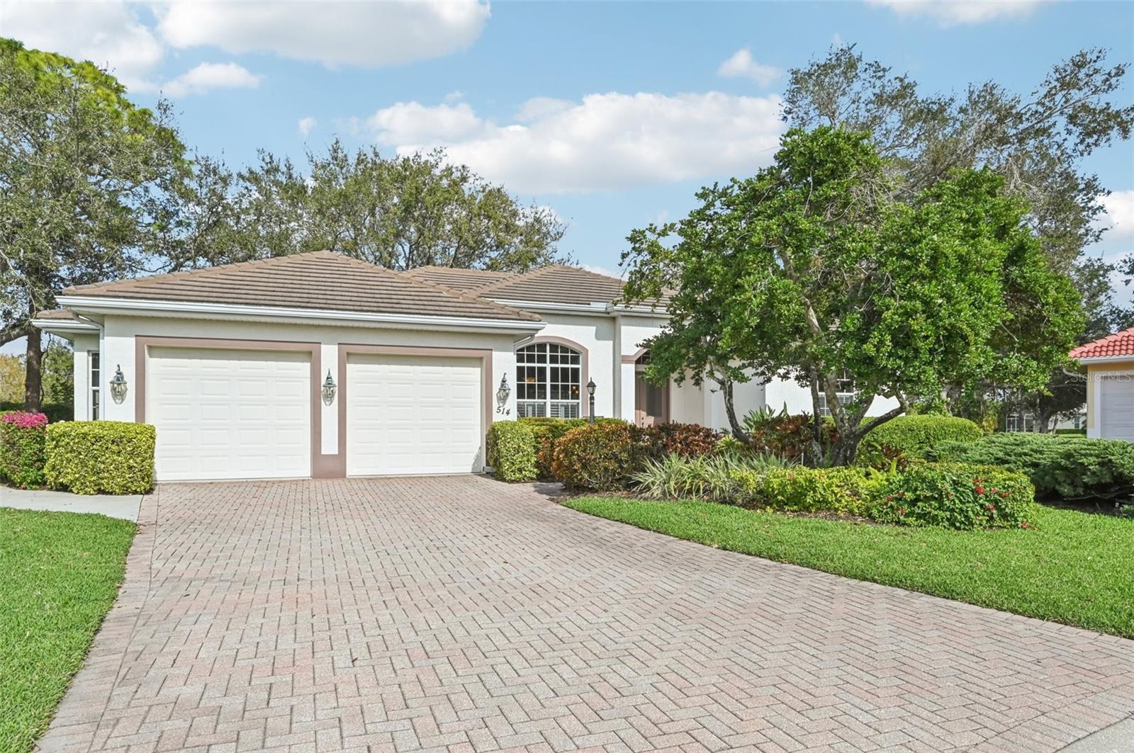 Beautiful, well-maintained three-bedroom, two-bath pool home is now available. Meticulously cared for as a seasonal residence for over twenty years, this property features a thoughtful split floor plan that provides excellent privacy for both the primary suite and the guest wing.

The primary suite includes two large walk-in closets and an ensuite bath with separate vanities, a walk-in shower, and a garden tub, along with direct access to the pool and spa area on the lanai. The updated guest area offers two comfortable bedrooms and a modern bathroom. The main living spaces, including the dining room and dinette, feature newly updated luxury laminate flooring and provide ample space for entertaining.  Home offers a spacious and open floor plan making this home feel grand.

The outdoor living area is set within a tropical garden atmosphere on an oversized lot, featuring a private pool, spa, and grilling station. Recent structural updates include a new pool cage installed in 2016 and a new roof replaced in 2017.  Location is amazing with an an oversized private lot and a low traffic pattern and an abundance of privacy with water views from the lanai.  Pool cage replaced in 2016 and roof in 2017 making this one a must see!

VG&CC is financially sound, Member owned and a wonderful place to live with an abundance of social activities! Who wouldn't want this one! VGCC is a private, member-owned country club offering an 18-hole championship golf course that is as challenging as it is beautiful. But it's not just about golf! The club also boasts top-notch Har-tru tennis courts, a State of the Art "Wellness Center" that offers equipment that can track your workout, an onsite physical therapist, an onsite message therapist and onsite personal trainer(s) and an Olympic Jr. sized pool and spa area. The dining options are exquisite, with a variety of cuisines to satisfy every palate and newly expanded outside ding area. The community spirit here is strong, with members often gathering for social events and activities. The staff is friendly and attentive, ensuring a memorable experience every time. So, whether you're a golf enthusiast or someone who enjoys a leisurely lifestyle in a luxurious setting, Venice Golf and Country Club is the place to be! The location is ideal, with proximity to shopping, dining, and the beautiful beaches of Venice. Make your appt TODAY before this one is GONE! This one is perfect for full or part-time owner and awaiting its new forever owner! ALL PROPERTY OWNERS IN VGCC MUST BE A MEMBER OF THE COUNTRY CLUB. PLEASE ASK ABOUT FEES PRIOR TO VIEWING THIS PROPERTY! THERE IS A MANDATORY REQUIREMENT, THANK YOU.