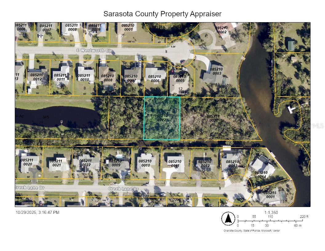 Oversized Waterfront Lot on Gottfried Creek – Gulf Access & Prime Location!

Discover the rare opportunity to own an oversized vacant lot on the serene banks of Gottfried Creek, offering direct access to the Intracoastal Waterway and the Gulf. Nestled within a naturally wooded coastal hammock, this private and peaceful setting provides the perfect backdrop for your custom Florida dream home.

Enjoy boating, kayaking, and fishing right from your backyard with a winding creek that leads to open waters. The property offers ample space for a generous homesite, pool, dock, and more, all while preserving the natural beauty of the surrounding landscape.

Located just moments from historic Dearborn Street in downtown Englewood, you’ll appreciate the close proximity to charming shops, dining, farmers markets, art festivals, and more. Beaches, golf courses, parks, and top-rated schools are all just a short drive away.

Property can be combined with adjacent lot totaling over an acre with creek and canal frontage!