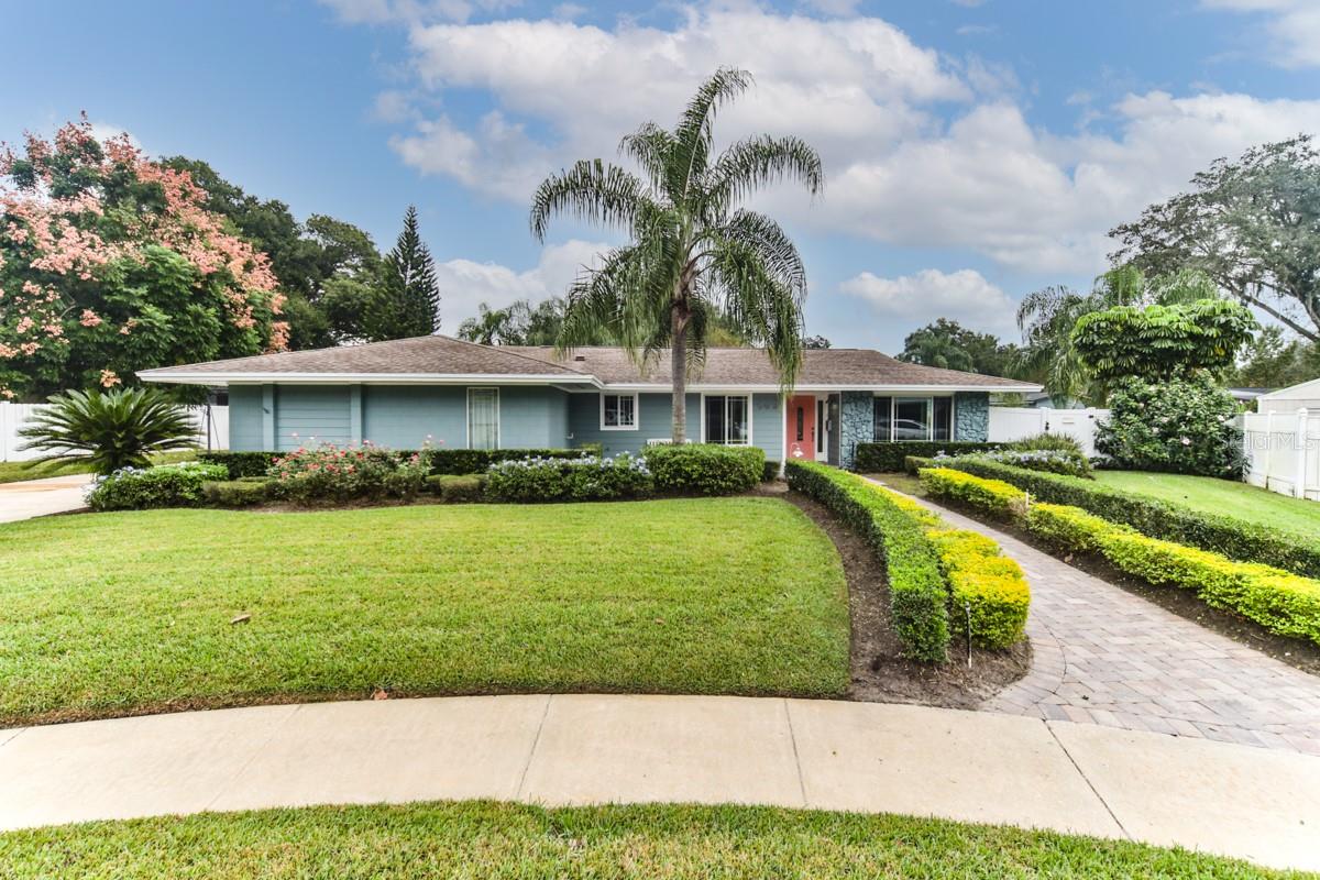 This desirable Forest Brook pool home is READY FOR NEW OWNERS and nestled in a quiet cul-de-sac. Conveniently located to all major roadways, shopping malls, the Orlando International Airport and all Central Florida attractions. LISTED UNDER APPRAISED VALUE! When going up the paver walkway you are welcomed by the lush landscaping that welcomes you into the spacious entrance foyer. The home features block construction, a private swimming pool, a 4-bedroom split plan, 2 baths, kitchen and breakfast room, formal dining room and 9-foot sunken living room. Vinyl and tile floors throughout. Newer windows and doors. Fresh exterior paint. New fans throughout. The oversized side entry 2 car garage with service door has a large work/storage room that can be used as an office space/storage/tool storage/or workshop. The property sits on a fully fenced .29-acre lot with a Rubbermaid yard shed and even space for an RV or boat parking. To be sold AS-IS with the right to inspect. All information is deemed reliable but not guaranteed. ;Water: City
