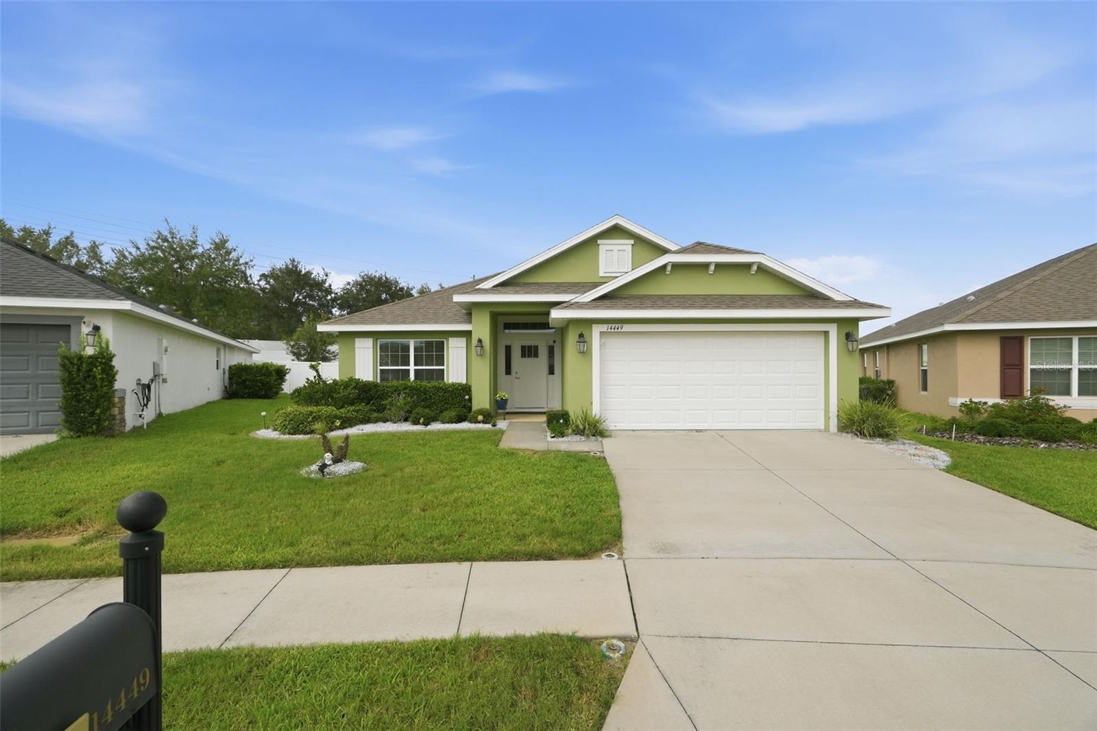 Welcome to this beautifully maintained 3-bedroom, 2-bath home with a versatile den, located in the highly sought-after gated community of The Highlands. One of the newest homes built in the community, this residence offers a thoughtfully designed floor plan with soaring high ceilings and an open, spacious feel throughout.The oversized primary suite provides a private retreat with a generously sized bedroom and an expansive en-suite bathroom designed for comfort and convenience. The additional bedrooms and den offer flexible space for guests, a home office, or hobbies.The oversized two-car garage provides ample room for vehicles, storage, or a workshop. Situated on an oversized lot, the beautifully landscaped backyard features low-maintenance landscaping and a cozy fire pit—creating the perfect setting for relaxing evenings, entertaining friends and family, or enjoying Florida's beautiful outdoor lifestyle year-round. With its exceptional layout, modern construction, desirable location, and attractive curb appeal, this home offers a rare opportunity to own one of the newer residences in the prestigious Highlands community. Don't miss your chance to experience the comfort, style, and quality this exceptional property has to offer.