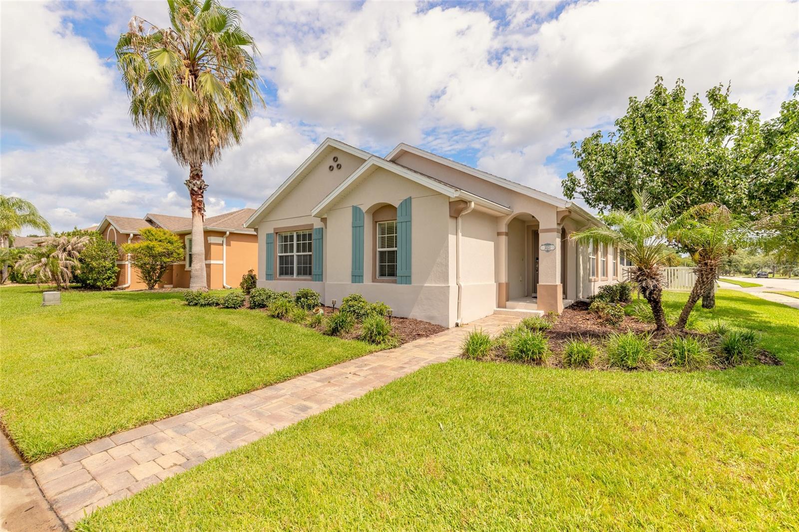 Welcome to this move-in-ready 3-bedroom, 2-bath home with a 2-car garage, ideally situated on a fenced corner lot in the highly sought-after Venetian Bay community. Filled with natural light, this inviting residence captures the warm and relaxed Florida lifestyle from the moment you step inside. The freshly painted interior features durable vinyl flooring throughout the main living areas and updated tile flooring in both bathrooms. The spacious kitchen is designed for both everyday living and entertaining, offering newer stainless steel appliances, abundant cabinetry, and plenty of workspace for all your culinary needs. The open-concept living and dining areas provide a comfortable flow, creating the perfect setting for gatherings with family and friends. Step outside to enjoy the covered screened room featuring sealed pavers, providing an ideal space for year-round indoor/outdoor living. Additional sealed paver patio space extends beyond the screened enclosure, offering even more room to relax, entertain, and enjoy Florida's beautiful weather. A rear-entry driveway provides convenient access to the 2-car garage while enhancing the home's curb appeal. Recent improvements to the outdoor living area further expand the home's functionality and appeal. As part of Venetian Bay, you'll enjoy access to pickleball and tennis courts, a basketball court, miles of scenic walking and biking trails, and a vibrant Town Center featuring a market, restaurant, spa, coffee shop, and fitness center. Golf enthusiasts will appreciate the 18-hole championship golf course and clubhouse. Conveniently located just minutes from Canal Street's Historic District, Flagler Avenue, and the beautiful beaches of New Smyrna Beach, this home offers the perfect blend of comfort, community, and coastal living. All information is intended to be accurate, however not guaranteed.