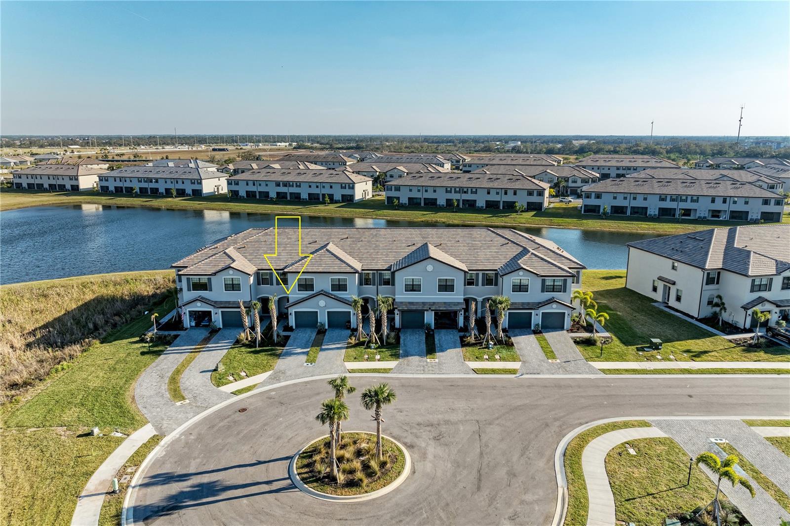 Tenant in place until 6/1/2027 paying $2,600. Best value in the neighborhood! This private water view unit enjoys a rare cul-de-sac location, offering enhanced privacy, no through traffic or road noise, ample guest parking, and a safe spot for kids to play and ride their toys! This beautiful 2024-built townhome is perfectly situated in the highly desirable Lorraine Lakes community of Lakewood Ranch. Featuring 3 bedrooms and 2.5 baths, it offers the ideal balance of style, comfort, and convenience. From the backyard, you’ll enjoy peaceful water views, while the cul-de-sac location in front provides extra privacy, minimal traffic, and added space. Step inside to an open, light-filled floor plan accented with contemporary finishes. The kitchen is a true highlight with sleek cabinetry, stainless steel appliances, a natural gas range, and a large breakfast bar—perfect for both everyday meals and entertaining. Upstairs, the primary suite boasts two walk-in closets and a private bath, while two additional bedrooms share a well-appointed full bathroom. A convenient upstairs laundry makes daily living a breeze. Life at Lorraine Lakes feels like a year-round vacation. Residents enjoy resort-style amenities including multiple pools, a splash pad, and courts for tennis, pickleball, and volleyball. The brand-new clubhouse goes above and beyond with a restaurant, coffee bar, fitness center, arcade, and more. With low-maintenance living in a family-friendly neighborhood close to shopping, dining, and top-rated schools, this townhome offers the perfect combination of modern design and community lifestyle. Don’t miss your chance to make it yours—schedule a private showing today!