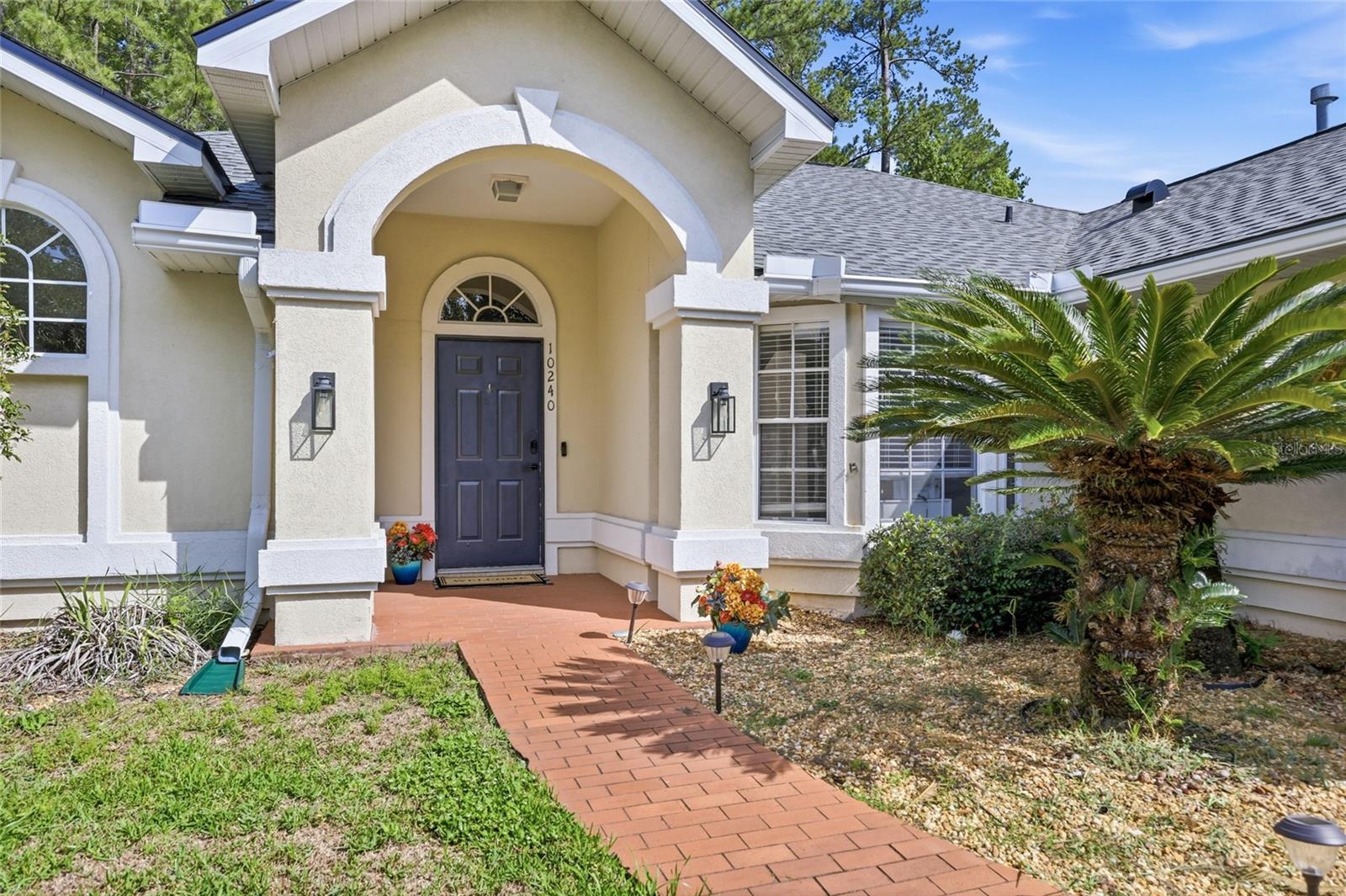 New roof in 2026! Beautifully maintained and move-in ready, this 3-bedroom, 2-bath home with a dedicated study in Broadmoor offers a bright, welcoming layout, valuable updates, and one of the largest lots in the neighborhood. The roof was installed in 2026 with Class 4 impact-resistant shingles and brand new gutters around the home to give the next owner exceptional peace of mind. 
Inside, vaulted ceilings create an airy feel in the main living area, where the open floor plan offers easy sight lines to the spacious backyard. The split-bedroom layout provides privacy, while the added den/study with glass French doors offers the perfect space for a home office, playroom, reading room, or flex space. The bright and cheery eat-in kitchen features quartz countertops, stainless steel appliances, a gas range, soft-close cabinetry with some upper glass doors, and a pantry.
Engineered hardwood flooring flows throughout the home, adding warmth and continuity. The primary suite includes a large walk-in closet and an en-suite bath with dual sinks, a separate shower, and a jetted tub. The updated guest bath also features dual sinks and a tub/shower combination. Additional conveniences include a spacious indoor laundry room with shelving and a two-car garage with a utility sink, and storage shelving.
Step outside to enjoy the screened porch overlooking the fully fenced backyard, offering an impressive amount of outdoor space with gates on both sides of the home. Broadmoor is loved for its convenient location near UF, Shands, HCA Florida North Florida Hospital, shopping, restaurants, and I-75, not to mention your access to a community pool and clubhouse with a low HOA fee. Zoned for three of Alachua County’s most popular school districts, this home offers the ideal combination of comfort, updates, location, and long-term value. Call for your private showing today!