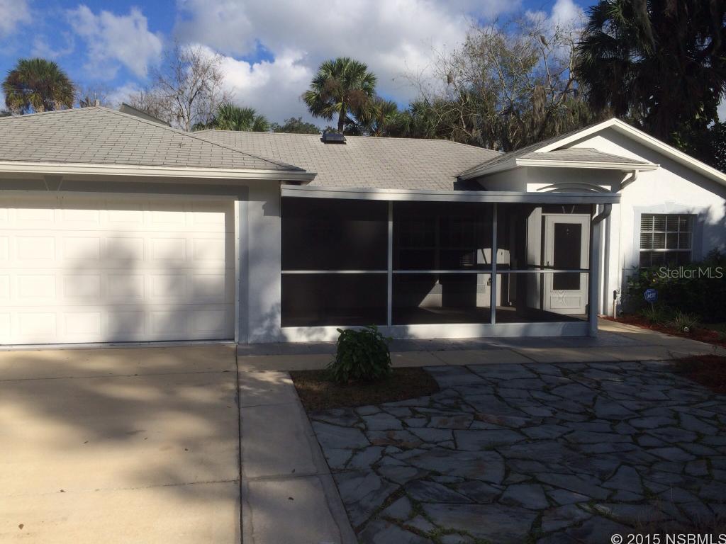 Large open floor plan with several bonus rooms.  Large Florida room on back of house with stand alone air conditioner. Screened front porch also so you can chase or escape the sun depending on the season.  Heart of the house is open floor plan with vaulted ceiling and light tunnels.  Garage has screen sliders.  New carpet in master bedroom.  Italian tile and laminate in other living areas and carpet in bedrooms.  Very large workshop with electric in fenced back yard.  Master BR has handicap accessible shower.  Solar hot water heater. ;Water: City
