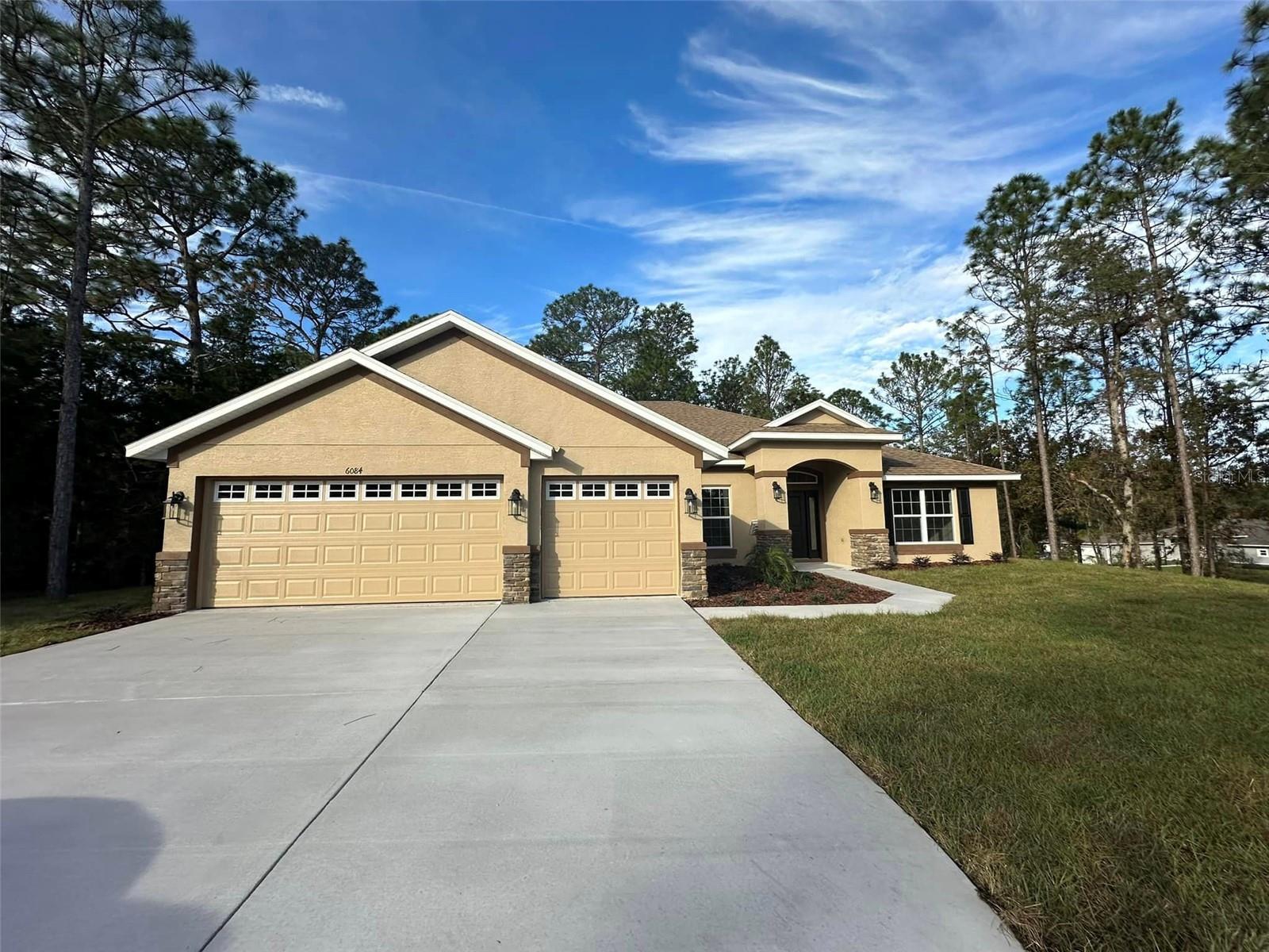 New construction home built and sold in December 2023.