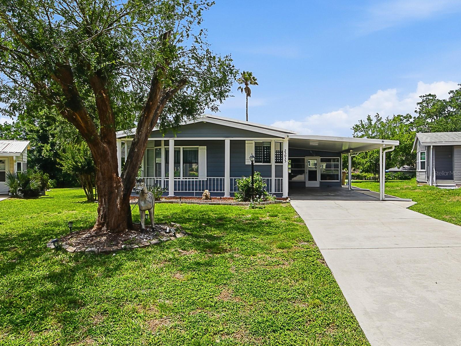 Welcome to this spacious 1,376-square-foot home featuring two beautiful Florida rooms! This well-maintained 2-bedroom, 2-bath home is ready for its next owner.

The bright, open kitchen flows seamlessly into the combined living and dining area, creating a welcoming space for entertaining and everyday living. The primary suite offers a private bath with a relaxing soaking tub, separate walk-in shower, and ample space for comfort. A guest bedroom and additional full bathroom provide convenience for family and visitors.

Relax year-round in the inviting front Florida room or enjoy the expansive 21' x 27' glass-enclosed rear Florida room, perfect for gatherings, hobbies, or simply taking in the Florida sunshine.

Whether you're looking for a full-time residence or a seasonal retreat from colder climates, this home offers the ideal Florida lifestyle.

Located in The Plantation at Leesburg, one of the area's premier active adult communities, residents enjoy an impressive array of amenities, including:

Two championship golf courses
Pro shop
Three swimming pools
Tennis and pickleball courts
Three clubhouses
Sauna
Scenic walking trails
Numerous clubs and social activities
On-site restaurant accessible by golf cart
Additional highlights include a low HOA fee, no CDD, and quick settlement available.
Don't miss this opportunity to enjoy resort-style living in a vibrant and welcoming community!
Additional highlights include a low HOA fee, no CDD, and Quick Settlement available
