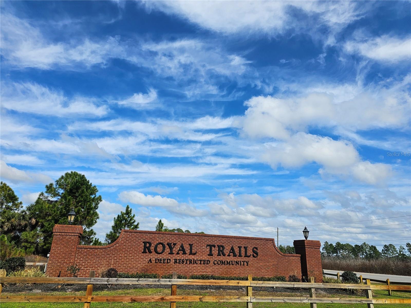 One or more photo(s) has been virtually staged. Discover the perfect blend of country charm and modern convenience in the highly desirable Equestrian Royal Trails Subdivision. This beautiful vacant lot offers the freedom to bring your own builder with no time limit to build and a minimum home size of 1,200 sq. ft., allowing you to design a home that truly fits your lifestyle. Attached is an AI rendition of the style of house that can be built according to Lake county on this lot.
Enjoy true equestrian living with zoning that allows up to two horses an acre, plus the flexibility of RV and boat parking once your home is complete. The community is known for its peaceful setting, spacious parcels, and miles of paved roads ideal for biking, jogging, or leisurely walks.

Residents also enjoy access to a community park, playground, screened pavilion for gatherings, and Lake Norris, perfect for relaxing and enjoying nature. With abundant privacy, serenity, and natural beauty, this is the ideal setting to escape the hustle while still staying connected.

Conveniently located near the beaches of Daytona and New Smyrna, and just a short drive to Sanford, Orlando, and charming Mount Dora, this property offers the best of both worlds—tranquil country living at an exceptional value.