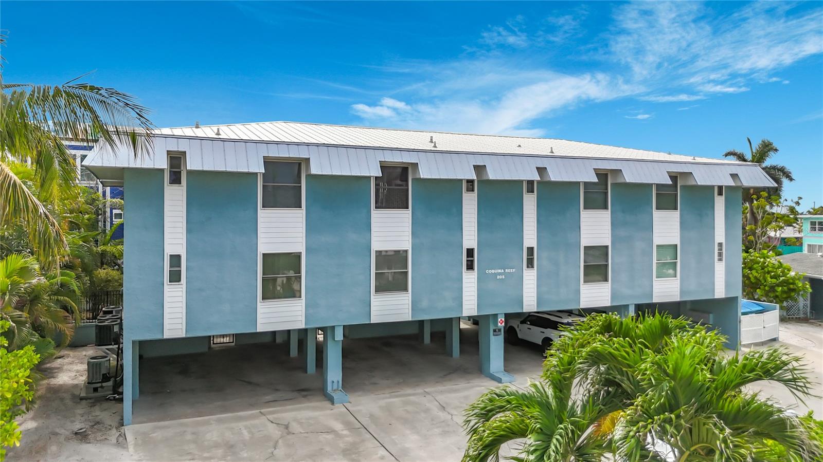 Attention Investors – Prime Bradenton Beach Opportunity! Located just one block from the sugar-white sands of the Gulf of Mexico, this 1bedroom condominium at 205 Highland Avenue #3 offers an incredible opportunity to own in one of the most sought-after areas of Bradenton Beach. Enjoy being within walking distance to beach access, popular restaurants, local shops, entertainment, and island bars, making this an attractive option for vacationers seeking the ultimate island experience.

This furnished unit features hurricane-impact windows, a screened front lanai perfect for enjoying the coastal breeze, and a covered carport parking space and a large storage closet. Residents and guests can also enjoy the community pool and benefit from low condominium fees, helping maximize investment potential.

While the property does require some updating and improvements, it presents an outstanding opportunity for buyers willing to invest a little sweat equity. With its unbeatable location and strong appeal for vacation renters, this condo offers the potential for an excellent return on investment through short-term rental programs, subject to association guidelines and local regulations.

Sold furnished. Location is everything, and opportunities like this in Bradenton Beach are becoming increasingly hard to find. Attention investors and savvy buyers: transform this island retreat into a profitable vacation rental or your own beach getaway while building equity in one of Florida's most desirable coastal communities. New stairs and landings to be installed seller has paid the special assessment.