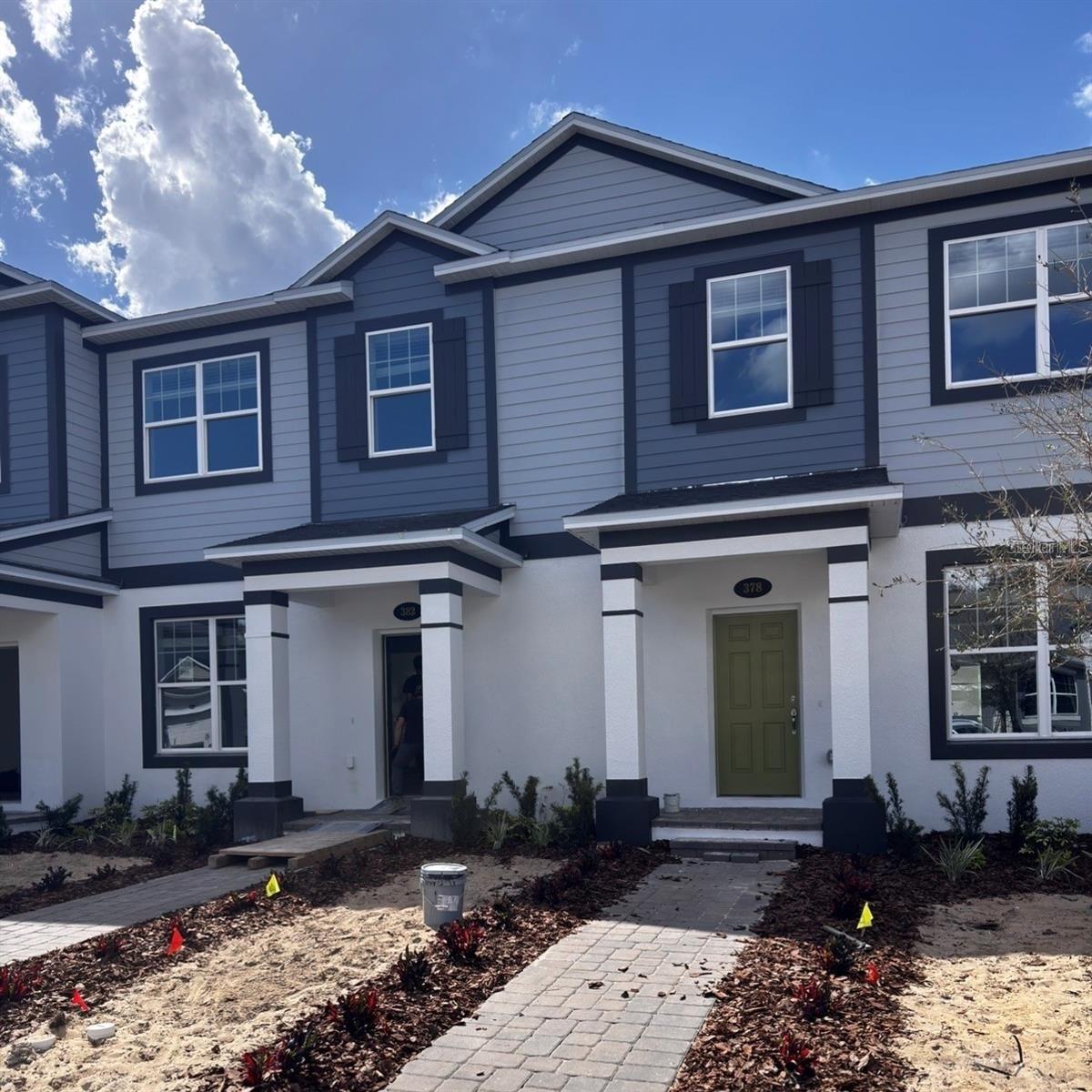 Under Construction. Welcome to 442 Palm st  in the charming city of Apopka, FL, where this exquisite 3-bedroom, 2.5-bathroom townhome awaits its new owners. As you step inside, you'll be greeted by a well-designed floorplan that seamlessly connects the living spaces. The kitchen is a culinary enthusiast's delight, boasting sleek finishes and top-of-the-line appliances. Whether you enjoy cooking for yourself or entertaining friends and family, this kitchen is sure to inspire your inner chef. Head up the flight of stairs when you’re ready to call it a night. Up here, you have 3 large bedrooms, a hall bathroom, and a linen closet. The owner’s suite has a walk-in closet and an en-suite bath with a dual-sink vanity and large shower. Whether you want to relax on the patio with a cup of coffee in the morning or host a barbecue with friends in the evening, this home has you covered. With a 2-car garage, you'll never have to worry about finding a place to park when you return home.