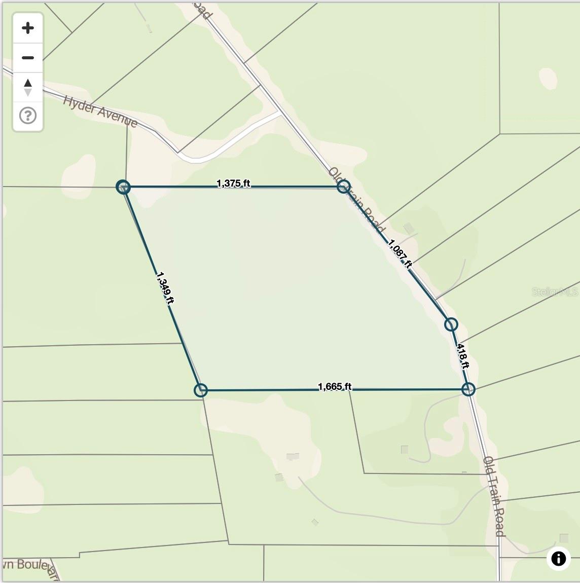 Incredible 50+ acre opportunity in the heart of Volusia County—welcome to 2370 Old Train Rd, Deltona, FL 32738—your private slice of Old Florida paradise offering over 1,480 feet of road frontage, excellent access, and a powerful mix of privacy, convenience, and potential. An environmental survey has been completed and is attached in the MLS for easy review, and professional land clearing is now underway to open up approximately 20 acres of high-and-dry ground through the center of the property, beginning at the north end and extending on a due-southwest line—ideal for the primary buildable area, pastures, or an estate site—while additional upland portions outside mapped wet areas are being intentionally left uncleared to provide natural buffers for privacy, wildlife, and sound mitigation. A new driveway cut is being installed from the north end off Old Train Rd to carry you back to the largest buildable section—roughly 20 acres set away from the road for a secluded, estate-like setting. Zoned to accommodate a variety of potential uses, this tract invites visionaries, investors, ranchers, and nature lovers—think custom equestrian estate, agricultural pursuits, a private multi-home compound, or future development (all subject to county approvals)—with utilities nearby and the property sitting outside flood zones for added peace of mind. The landscape blends open, dry ground with mature wooded areas perfect for riding trails, walking paths, gardens, and wildlife viewing; imagine morning coffee with deer and sandhill cranes drifting across your land. The location balances seclusion and access: approx. 15 minutes to I-4 (easy to Orlando and Daytona Beach), 25 minutes to New Smyrna Beach, 30 minutes to Daytona International Speedway and Daytona Beach attractions, 10 minutes to Downtown Deltona and Orange City for shopping, dining, and medical, 45 minutes to Orlando International Airport, and 15 minutes to Blue Spring State Park for kayaking, hiking, and manatee watching. With substantial road frontage for equipment access or future driveways, active site improvements already in motion, and a current environmental survey on file, this is a rare, ready-to-envision canvas in one of Central Florida’s fastest-growing corridors—bring your plans, verify your intended use with Volusia County, and make this exceptional 50+ acre tract your legacy property.
