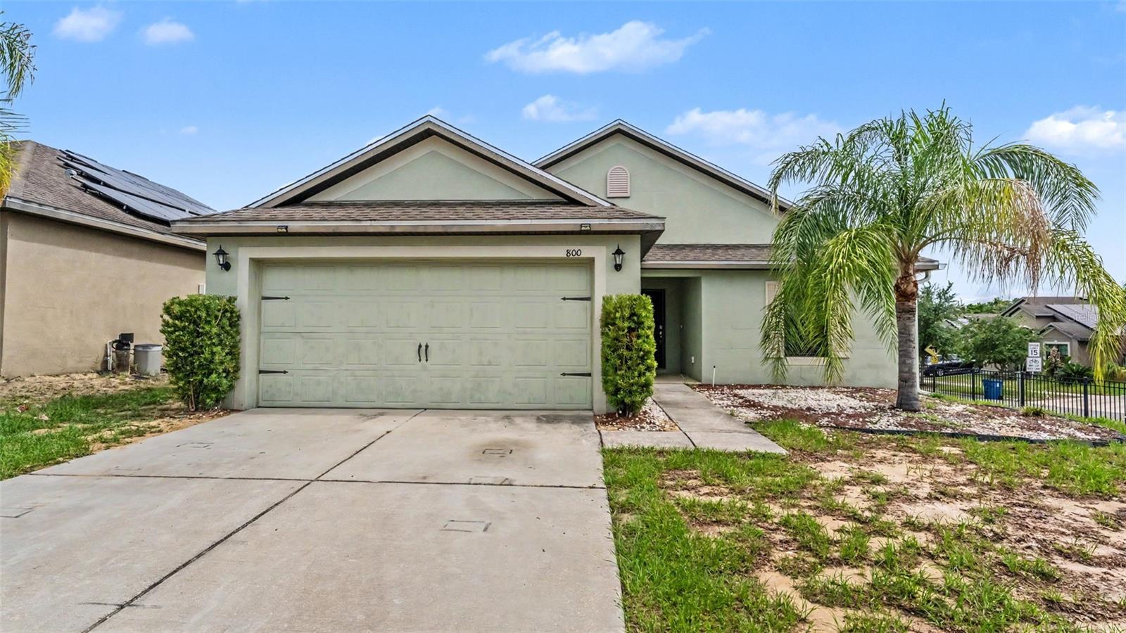 **SELLER OFFERING $10,000 TOWARDS BUYER'S CLOSING COSTS/PREPAIDS OR UPGRADES** Welcome to 800 Woodlark Drive, a well-maintained home situated on a spacious corner lot in a desirable Haines City location. This thoughtfully designed residence features a split floor plan with 3 bedrooms, 2 bathrooms, and a dedicated office, providing flexibility and extra space. The open layout offers comfortable living and entertaining spaces, while the split-bedroom design separates the primary suite from the secondary bedrooms for added convenience. The office is perfect for working from home, or could be used as an additional bedroom. Outside, you'll enjoy the benefits of a large corner lot with additional outdoor space and enhanced curb appeal. Conveniently located near shopping, dining, schools, and major roadways, this home offers both comfort and accessibility. Don't miss this opportunity to make 800 Woodlark Drive your next home.
