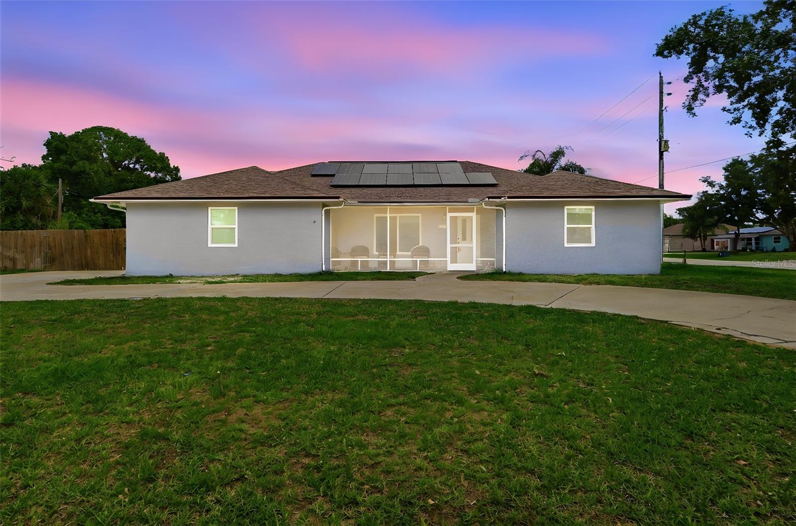 Discover your dream home on a prime corner lot (100x135) in picturesque Sebastian, just steps from the golf course. This beautifully maintained gem features bamboo wood floors, a newer A/C, architectural roof, hurricane impact windows, a tankless water heater, and a solar panel system for energy efficiency.
The spacious eat-in kitchen is a showstopper with custom wood cabinetry, granite counters, newer appliances, and soaring cathedral ceilings. Flexible living space includes a den/family room that can easily serve as a 4th bedroom.
Step outside and enjoy mature oak trees and fruit trees, a charming 12x12 gazebo, circular driveway, and plenty of room for RVs, boats, and even a future pool. A rare opportunity to own comfort, style, and space in one of Sebastian’s most desirable locations. Welcome Home!