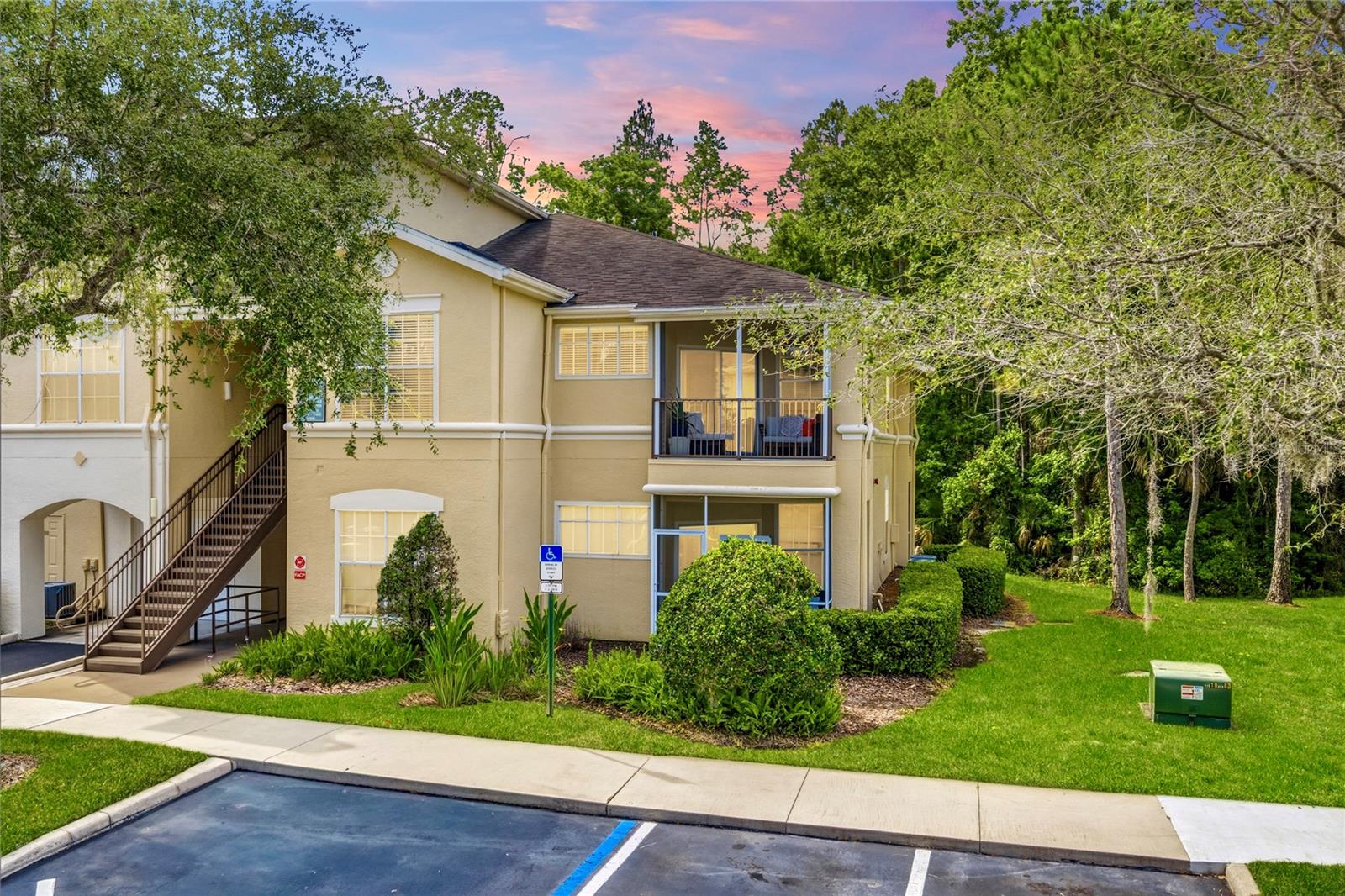 Welcome to effortless Florida living in the sought-after gated community of Oxford Place at Tampa Palms in New Tampa. This beautifully maintained 1-bedroom, 1-bathroom condominium offers the perfect combination of comfort, convenience, and low-maintenance living. Thoughtfully designed with a functional floor plan, this move-in-ready residence features a bright living space, updated floors thoughout the unit, iimmaculately maintained kitchen, and a private screened lanai overlooking the pool creating the ideal setting to relax and unwind.

The spacious primary suite is connected to a convenient Jack-and-Jill bathroom, providing private access from the bedroom as well as a separate entrance for guests. Additional storage is abundant with an oversized entry closet large enough for bicycles, outdoor gear, or extra belongings. A dedicated laundry closet located just off the kitchen includes a high-efficiency washer and dryer, allowing you to enjoy the convenience of in-home laundry.

Residents enjoy a truly maintenance-free lifestyle with HOA services covering exterior building maintenance, roof replacement, grounds maintenance, water, sewer, valet trash service, and 24-hour gated security. Oxford Place offers an impressive collection of resort-style amenities, including a sparkling community pool, clubhouse, fitness center, volleyball court, car wash station, and vacuum area.

Ideally located just minutes from Publix, the University of South Florida, major hospitals, shopping, dining, and entertainment, this condo also provides easy access to downtown Tampa, Tampa International Airport, and Florida’s world-famous Gulf Coast beaches. Whether you're a student, first-time buyer, seasonal resident, or investor, this exceptional condo presents an outstanding opportunity to enjoy the best of New Tampa living. Schedule your private showing today!