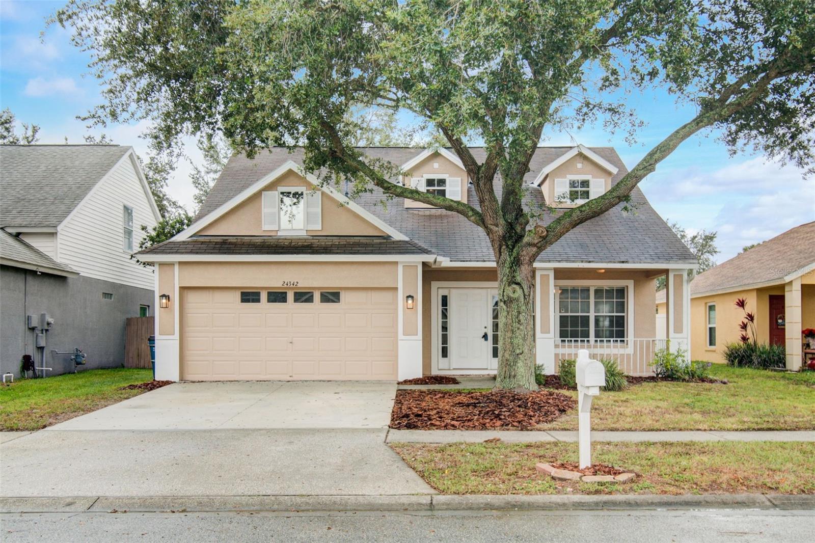 Welcome home! This wonderful 4 bedroom 2.5 bath home is located in the popular community of Oak Grove. As you pull up to this wonderful home you’ll immediately notice the NEW paint, mature landscaping and there’s a NEW roof coming soon. Step inside and you’ll find more fresh paint and NEW luxury vinyl plank flooring that runs throughout the downstairs area. There’s also new carpeting upstairs and in all of the bedrooms. The kitchen has NEWLY refaced cabinets, New gleaming granite countertops and a NEW stainless steel range, microwave and dishwasher. The primary bedroom is downstairs and features a walk in closet and an ensuite bathroom that has a NEW dual sink granite topped vanity. Venture upstairs and you’ll find a spacious loft area with its own walk in closet, plus 3 bedrooms and an updated bathroom. Head back downstairs and out through the French doors and you’ll find yourself on an expansive NEWLY tiled back porch overlooking the fenced backyard. This is the perfect place for entertaining friends and family or just relaxing. Don't miss your chance to own this wonderful home - make an appointment to see it today!