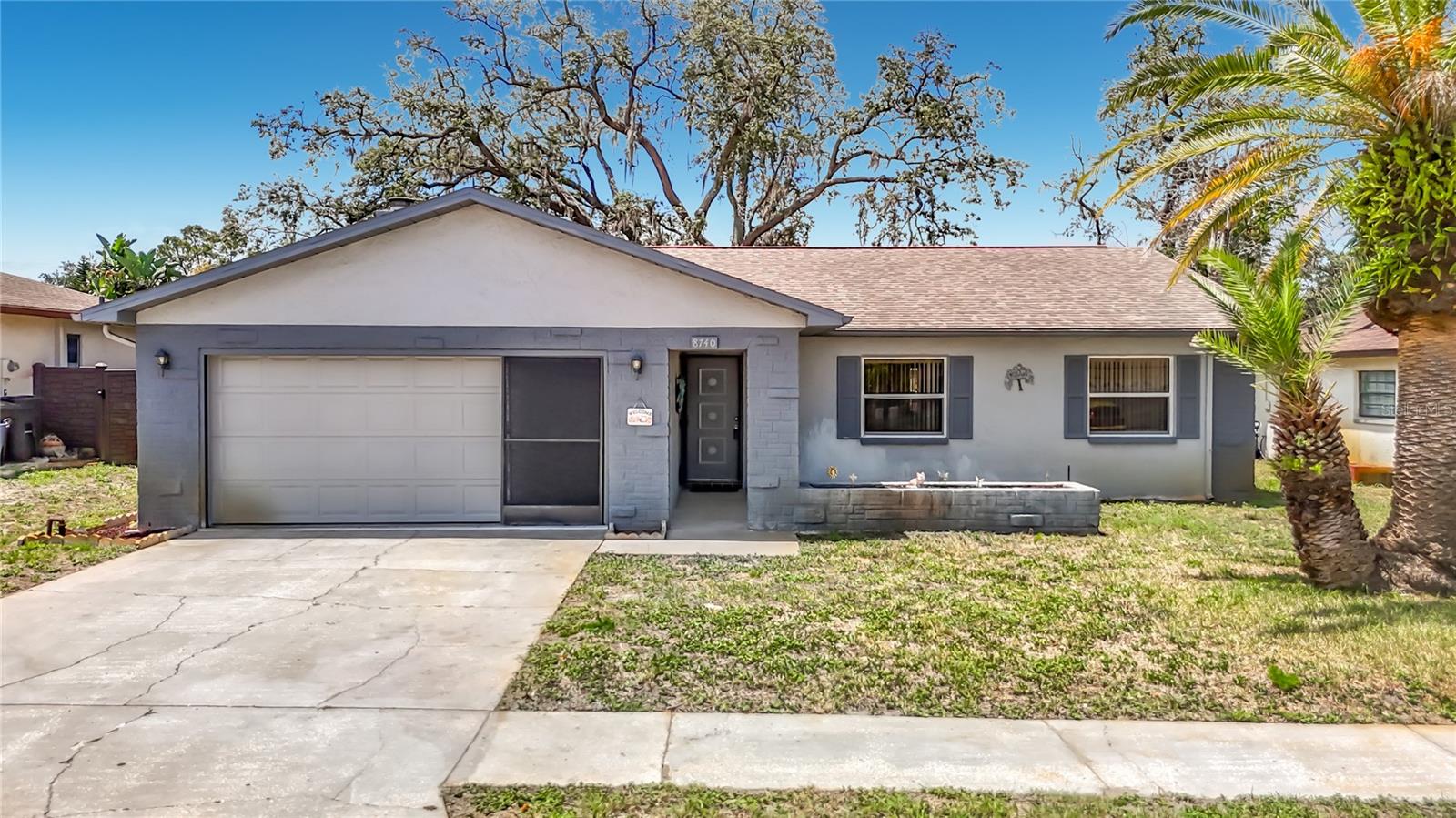 Offered for the first time by its original owner since 1978, this 3-bedroom, 2-bath home has been enjoyed by the same family for nearly five decades. Inside, the open floor plan features a spacious family room with a wood-burning fireplace and an eat-in kitchen with a large cooking island and breakfast bar seating, creating a central gathering area within the home.

Major improvements, including a new roof and A/C system in 2020, have already been completed. The functional layout offers comfortable living spaces and the opportunity for future updates to suit individual tastes and preferences.  

Set among mature oak trees in an established community with amenities including a community pool, the property combines a desirable location with a floor plan that continues to meet the needs of everyday living. The irrigation system is supplied by well water. Be sure to explore the 3D virtual tour for a room-by-room view of the home.