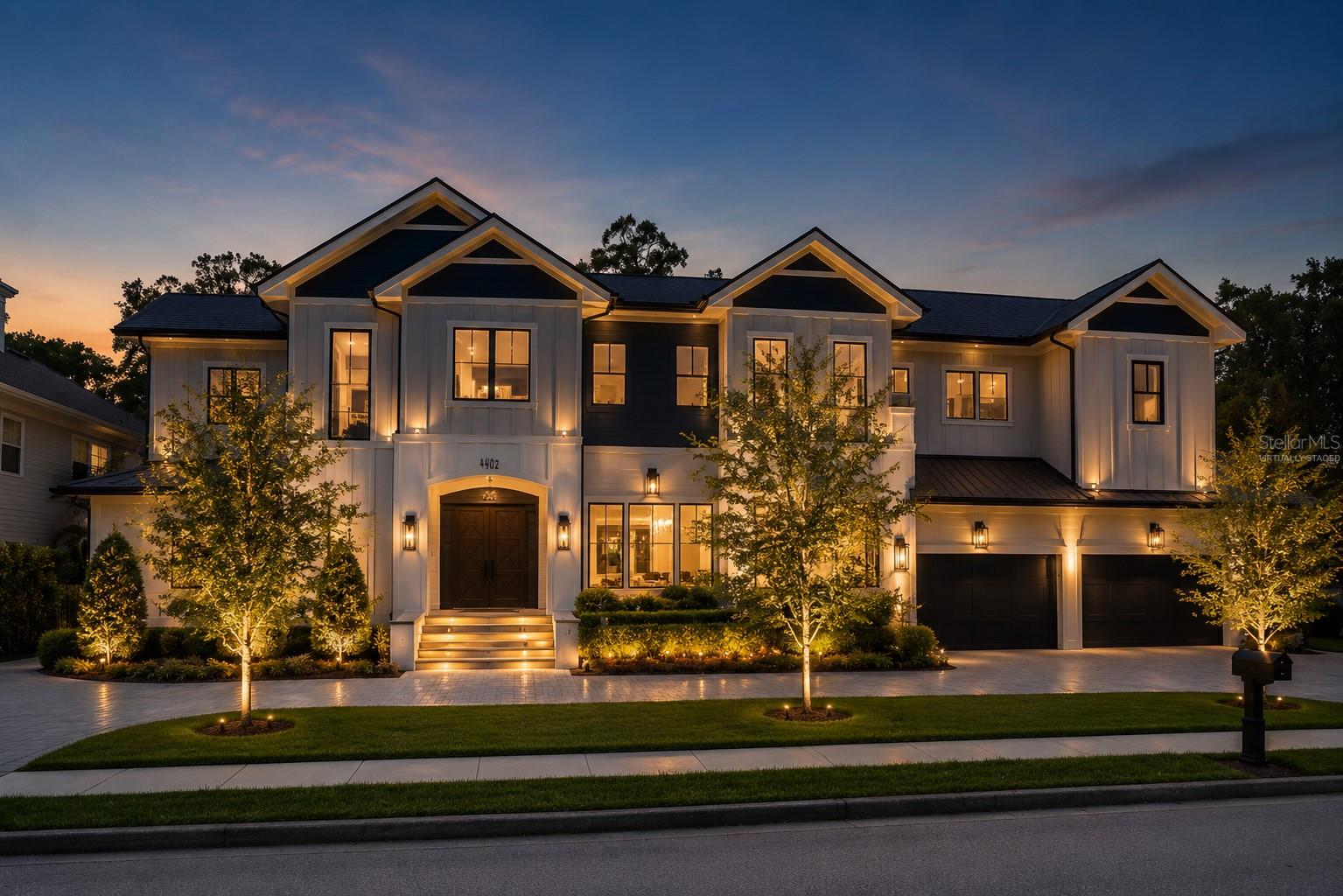 Virtually Staged. NEWLY BUILT BAYFAIR CUSTOM ESTATE ON SWANNA CIRCLE PARK.

Welcome to one of the most exceptional private residences in Beach Park. Newly completed in 2024, this full block construction estate was conceived for those who refuse to compromise, seamlessly blending architectural presence, advanced engineering, and everyday livability. Positioned on a rare 22,000 SF park-front homesite, the property was built to modern FEMA flood-elevation standards and remained unaffected during Tampa’s recent storm events. Opportunities to acquire a residence of this caliber, scale, and structural integrity are exceedingly rare.

SCALE AND DESIGN: Spanning more than 7,800 SF of living space (10,000+ total), the residence showcases soaring 14-foot ceilings, 7 en-suite bedrooms with walk-in closets, and fully insulated construction designed to deliver an uncommon sense of privacy, quiet, and comfort throughout.

CHEF'S KITCHEN: At the center of the home is a chef’s kitchen designed for daily living and large-scale entertaining, featuring Wolf and Sub-Zero appliances, double ovens, dual dishwashers, an oversized island, integrated dining space, and a walk-in prep pantry. Every detail creates an effortless flow between gathering, dining, and entertaining.

TECHNOLOGY AND INFRASTRUCTURE: Engineered for modern luxury, the estate features a $150K Control4 smart home system, 7-zone HVAC, whole-home generator, advanced water purification system, and meticulously planned infrastructure.

PRIVATE WELLNESS AND EXECUTIVE WING: The home’s private wellness and executive wing offers rare versatility, featuring a private gym, sauna and wellness room, executive office, library, and professionally constructed sound-insulated film room. With its own private entrance, this wing is ideally suited for entrepreneurs, executives, creators, and those who value productivity and privacy.

PRIMARY RETREAT: The primary suite serves as a true private retreat, complete with a dedicated coffee bar, expansive custom closet, and spa-inspired bath featuring a soaking tub and triple shower experience.

OUTDOOR LIVING: Outdoor living includes a turfed lawn, screened lanai, outdoor kitchen, integrated audio, and a pool-ready design that allows the next owner to create a resort-style environment tailored to their vision.

GARAGE AND STORAGE: Automotive enthusiasts will appreciate the 4-car garage, engineered to accommodate lifts for up to 8 vehicles, EV charging infrastructure, and a dedicated workshop area.

Additional features include no direct neighbor across the street, enhanced insulation for superior energy efficiency and sound control, central vacuum system, electric shades in the main living areas, backyard grading designed for zero rain retention, and a reinforced primary closet floor engineered to support a 10,000 lb safe. The home also features 25 integrated speakers connected to the Control4 platform, delivering distributed audio throughout the residence. Stereo and surround sound are available in the main living areas and primary suite, while the kitchen, dining room, library, office, gym, and additional spaces are equipped for a seamless entertainment experience. All secondary bedrooms have been prewired for future speaker installation. 

For the buyer seeking something beyond square footage and finishes, this estate represents a rare combination of craftsmanship, resilience, technology, privacy, and thoughtful design.

Some photos have been virtually staged.