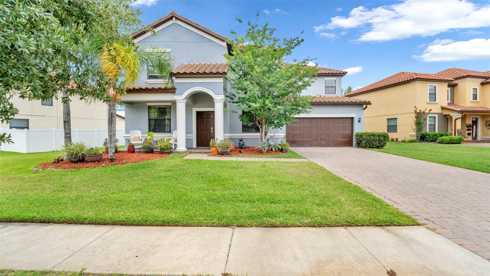 Experience elevated Florida living in this exceptional 6 bedroom, 4 bathroom estate offering 4,359 square feet of luxurious living space in one of Pasco County’s most sought-after communities. Situated in a non-flood zone, this impressive residence seamlessly blends elegance, comfort, and modern functionality.
Designed for both everyday living and grand entertaining, the expansive floor plan features luxury vinyl flooring, a private den/home office, formal and casual living spaces, and a stunning gourmet kitchen at the heart of the home. The chef-inspired kitchen boasts a massive center island, abundant cabinetry, premium finishes, and effortless flow into the main gathering areas.
Retreat to the lavish primary suite, a true sanctuary featuring oversized walk-in closets, a spa-like ensuite bath, and private balcony access overlooking the resort-style backyard. Generously sized secondary bedrooms and four full bathrooms provide exceptional comfort and flexibility for family and guests alike.
Step outside to your private outdoor oasis, complete with a sparkling screened-in pool, expansive patio, and beautifully maintained backyard designed for year-round entertaining and relaxation. A spacious three-car garage offers ample room for vehicles, storage, and recreational equipment.Ideally located just north of Tampa with convenient access to the Suncoast Parkway, I-75, and US-41, residents enjoy a lifestyle of convenience and luxury. Community amenities include a beautifully appointed clubhouse, fitness center, resort-style pool, tennis courts, basketball courts, playground, and more. Nearby you'll find premier shopping, dining, entertainment, Tampa International Airport, and top-rated schools.
A rare opportunity to own a residence that perfectly combines luxury, space, and location. Schedule your private tour today.