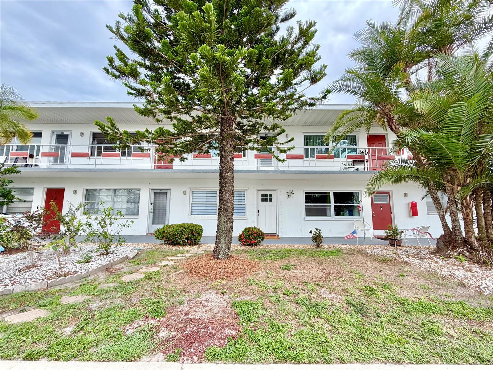 Welcome to this beautifully remodeled, move-in-ready first-floor 55+ condo, offering the perfect blend of modern comfort and effortless living. The spacious open floor plan features a versatile BONUS FLORIDA ROOM, a convenient STEP-IN SHOWER with a handrail, and an ASSIGNED COVERED PARKING SPACE located right outside your back door. For ultimate peace of mind, this home is situated in FLOOD ZONE X—remaining unaffected by recent hurricanes—and comes fully equipped with storm shutters. The freshly updated interior boasts a brand-new 2026 AC unit, new electric panel, fresh paint, modern window treatments, new doors, and upgraded lighting. The brand-new luxury vinyl plank flooring flows throughout for effortless cleaning, and moving from room to room is smooth and highly accessible. Centrally located is a gorgeous new kitchen that shines with pristine marble countertops, sleek cabinetry, a modern tile backsplash, and premium new appliances, including a full-size refrigerator, dishwasher, microwave, and a gas stove with a warming drawer.
*****************************************************************************************************************

Experience the ultimate Florida lifestyle in this highly sought-after 55+ community packed with resort-style amenities. Spend your days enjoying the heated pool, clubhouse, fitness center, game room, library, on-site laundry, and shuffleboard courts, or stay active with a vibrant social calendar featuring Zumba, bingo, and frequent community events. Best of all, the exceptionally low $407 monthly maintenance fee covers high-speed internet, basic cable, gas, water, sewer, trash, exterior maintenance, and building insurance. Thanks to a recently updated electric panel and highly efficient systems, your average electric bill is just $40 a month. Perfectly located just a short walk from local dining and grocery stores, you are also a quick drive from I-275, Downtown St. Petersburg, Tampa, major airports, and world-famous beaches. This affordable, move-in-ready gem is waiting for you to call it home.