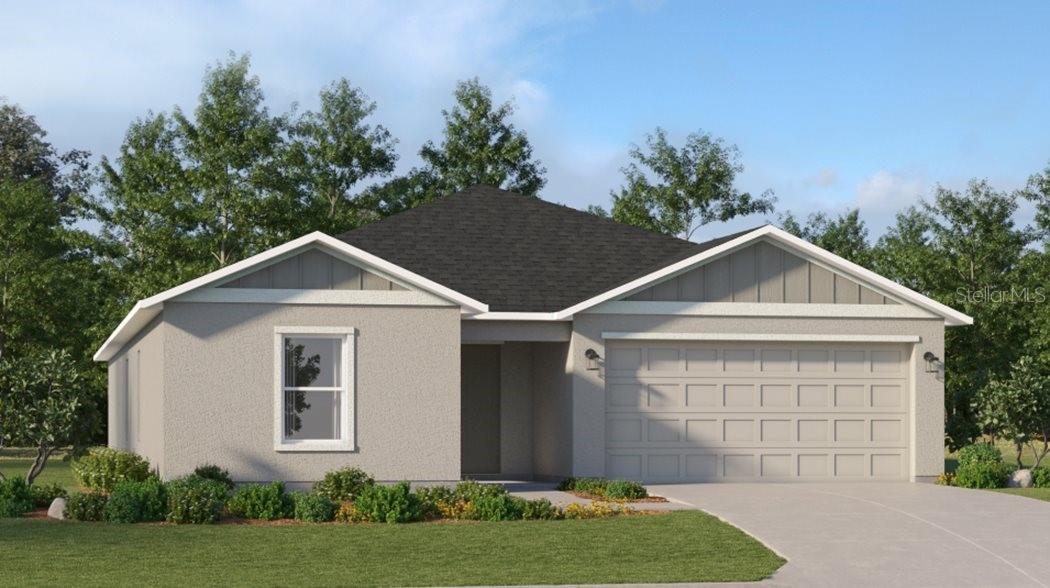 Under Construction. This single-story DAWN shares an open layout between the kitchen, dining area and family room for easy entertaining, along with access to an outdoor space for year-round outdoor lounging. A luxe owner's suite is in the rear of the home and comes complete with an en-suite bathroom and walk-in closet. There are three secondary bedrooms at the front of the home, ideal for overnight guests or residents needing additional privacy, as well as a flex space that can transform to meet the household’s needs. Pine Meadows is a masterplan community of new single-family homes with a lovely back to nature feel. Nearby you will find Pine Meadows conservation area.  Close to Woodland Center Shopping Mall. Conveniently located near UF Health, Advent Health, Orlando Health. Pine Meadows is what you have been waiting for. A safe small town appeal, with nature and convenience.