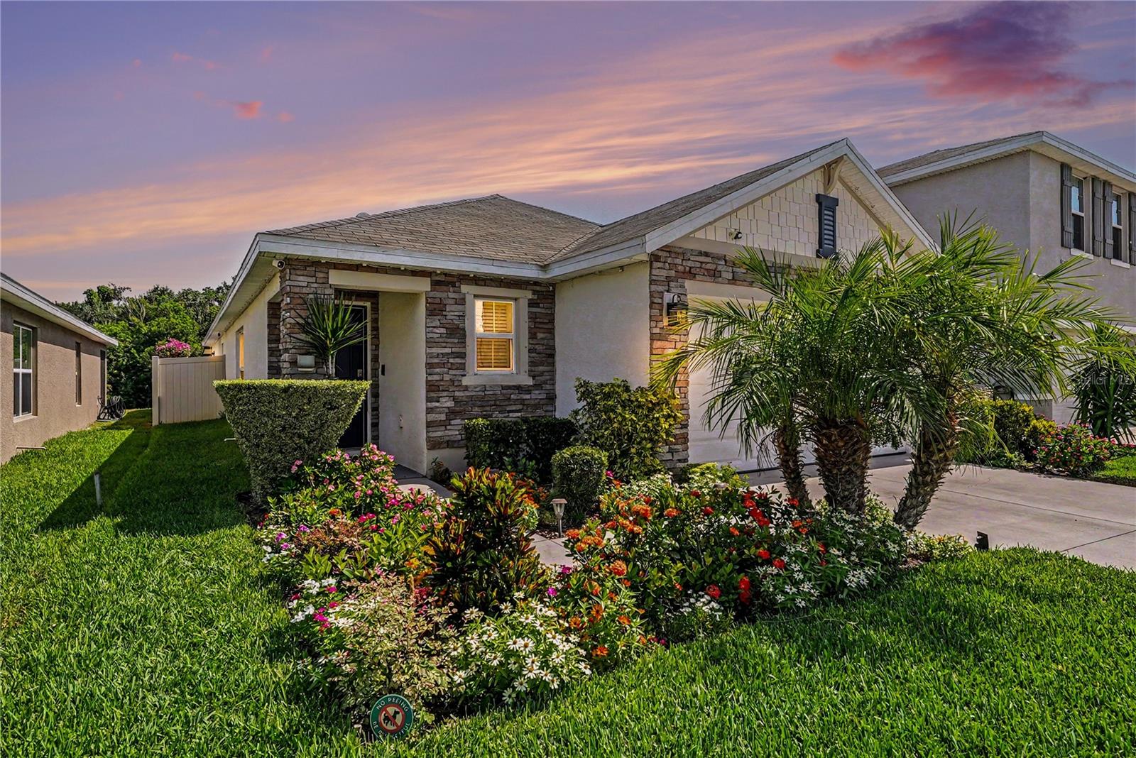IMMACULATELY LANDSCAPED | POND VIEWS | PRIVATE FENCED BACKYARD | PRICED TO SELL

Experience the perfect blend of comfort, style, and convenience in this impeccably maintained 3-bedroom, 2-bath residence, ideally situated in one of Riverview's most desirable communities. From the moment you step inside, you'll be welcomed by a light-filled, open-concept floor plan thoughtfully designed for both everyday living and effortless entertaining.

Meticulously cared for and truly move-in ready, this home showcases pride of ownership throughout. The seamless indoor-outdoor flow leads to an inviting screened lanai overlooking a beautifully landscaped, fully vinyl privacy-fenced backyard with elegant paver accents—creating the perfect setting to relax, entertain, or simply enjoy peaceful pond views.

Ideally positioned within walking distance to the community's exceptional amenities, this home also places you just minutes from premier shopping, dining, and everyday conveniences. Conveniently located just off Highway 301 with quick access to I-75, the Selmon Expressway, and Big Bend Road, commuting throughout the Tampa Bay area is both easy and efficient.

Offering outstanding value, exceptional curb appeal, and an unbeatable location, this is a rare opportunity to own a home that truly has it all.