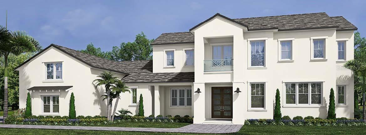 Pre-Construction. To be built. Element Home Builders is a beautiful modern farmhouse-style home that is a real showstopper. It offers 5 beds, 5 full baths, 2 half baths, an office, a loft, a game room, a pool, and an oversized 3-car garage with a above garage apartment. Upon entering the home, your eyes will immediately be drawn to the one-light sliding door that invites your eyes directly into the pool area, giving it a completely open feeling to the outdoors. The family room flows effortlessly into the dining room and kitchen. Beautiful custom cabinetry, stainless steel appliances, and quartz countertops wrap around the kitchen, making it feel like you want to spend all your time in that space. This floor plan effortlessly leads you to the game room from the kitchen through the double doors to find your retreat. The game room offers large sliding doors and opens beautifully to the back porch with a summer kitchen and fireplace for all your entertaining needs. The office is charming with French doors that lead to its own side porch. The master suite offers all the amenities you'd want in a master suite. It has a large master bathroom with a shower, a free-standing tub, and a large master closet that's larger than most bedrooms. It also had access to the office from the master. This home was made for making memories with your loved ones!