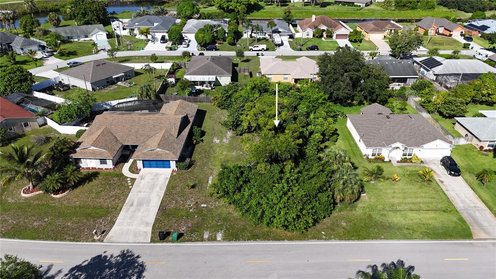 Last lot in this riverfront neighborhood. Build on this .23 acre lot in a great neighborhood and in a very convenient location right off of Port St Lucie Blvd, with access to the Florida Turnpike. The lot is in the center of Port St. Lucie. This lot is in a non flood zone so it is high and dry with no need to have flood insurance. Ready to be built on.