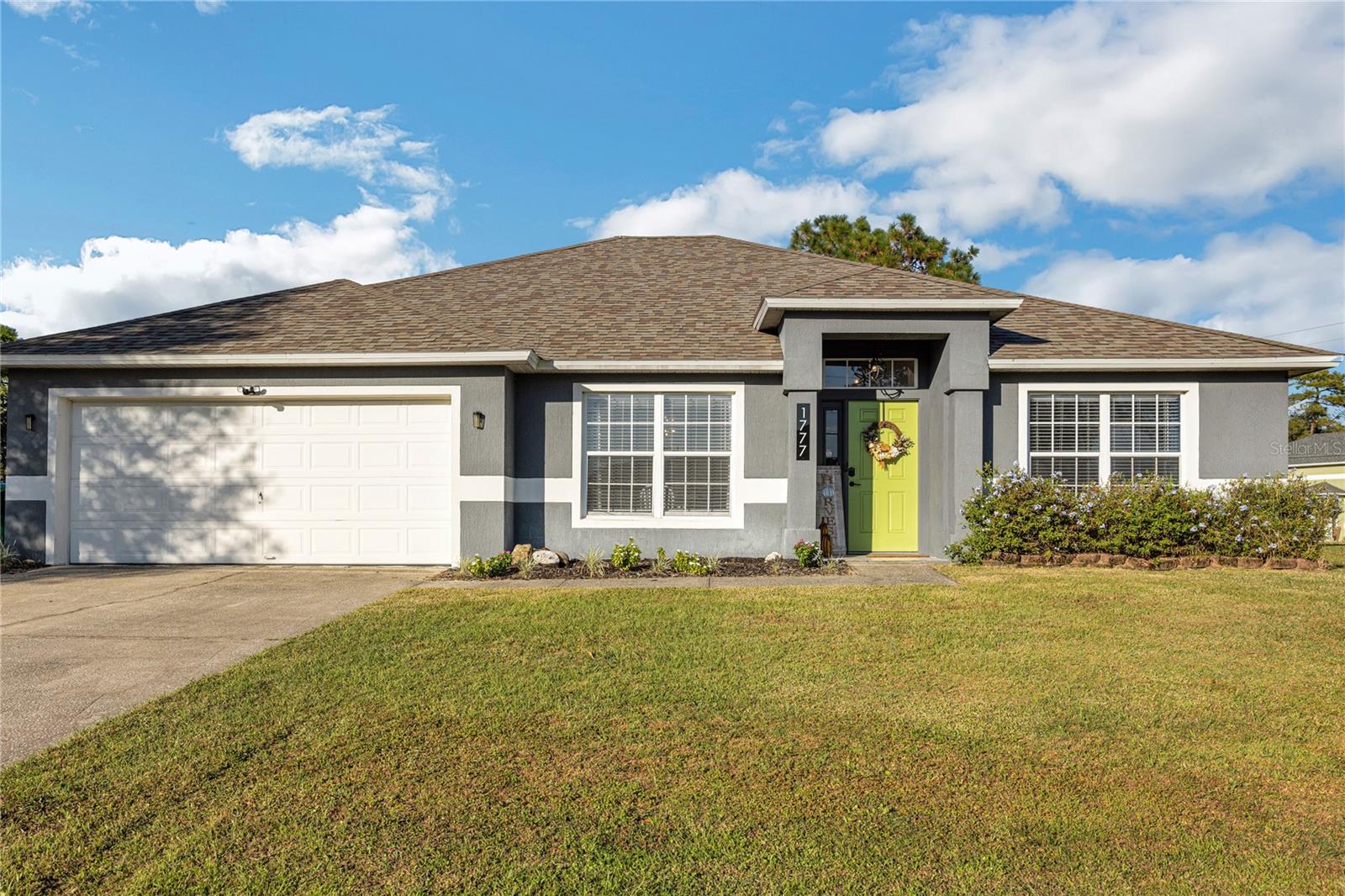 Welcome to this charming three-bedroom, two-bathroom home with a thoughtfully designed split floor plan. Step inside and discover a spacious master bedroom boasting a walk-in closet and an exquisite master bathroom. The bathroom showcases his and hers sinks, a generously sized walk-in shower equipped with double showerheads and invigorating wall jets. Additionally, the master bathroom offers a separate toilet closet for added privacy.

The expansive kitchen is a true highlight, featuring gleaming granite countertops and top-of-the-line stainless steel appliances. You'll love the convenience of the built-in island, perfect for casual dining and entertaining. The kitchen seamlessly flows into the main living area, creating an open and inviting atmosphere.

This home also includes an indoor laundry room, ensuring functionality and convenience. Step outside onto the large porch, complete with a built-in bar, ideal for outdoor gatherings and relaxation. The fenced-in backyard provides privacy and security, making it a great space for children or pets to play freely. Situated on a spacious corner lot, this property offers ample space and a desirable location. The den can be easily converted to a 4th bedroom.

New roof installed late of 2018 and new A/c installed 2022

Don't miss out on this incredible opportunity! Schedule a viewing today before it's too late.