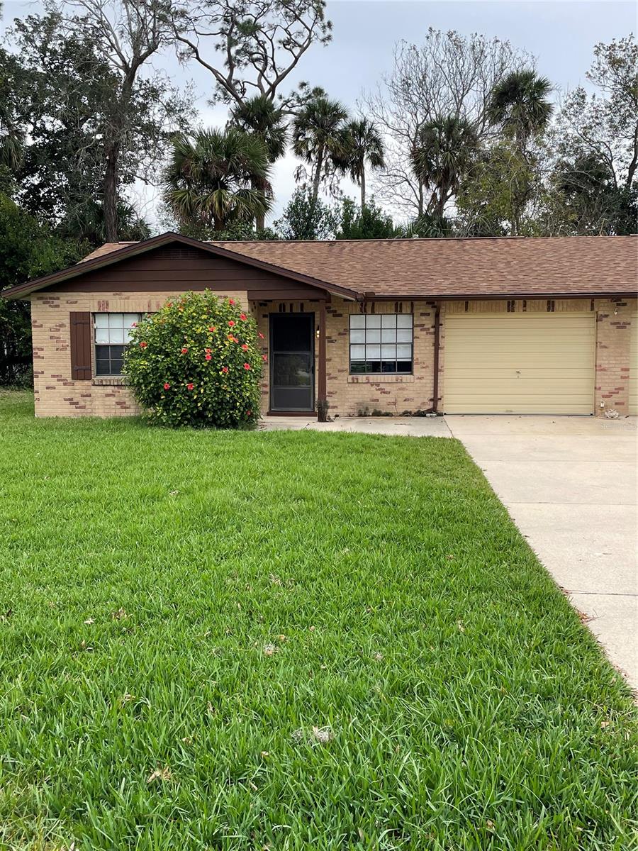 INVESTMENT OPPORTUNITY! Quiet neighborhood tucked away off US 1. This 2/2 duplex would be the perfect home away from home or your AirBnb/VRBO Fisherman's getaway with boat access to the ICW, dock, community building, Corn hole and Shuffle Board area.  These amenities are available through the voluntary recreational center for only $150 annually. Concrete Block home needs some TLC.  Roof less than 10 years old, Water Heater replaced 2021 and A/C 3 years old.  This home did not flood during the most recent hurricanes.  Close to i95, shopping, beaches and the Lagoon! ;Water: City