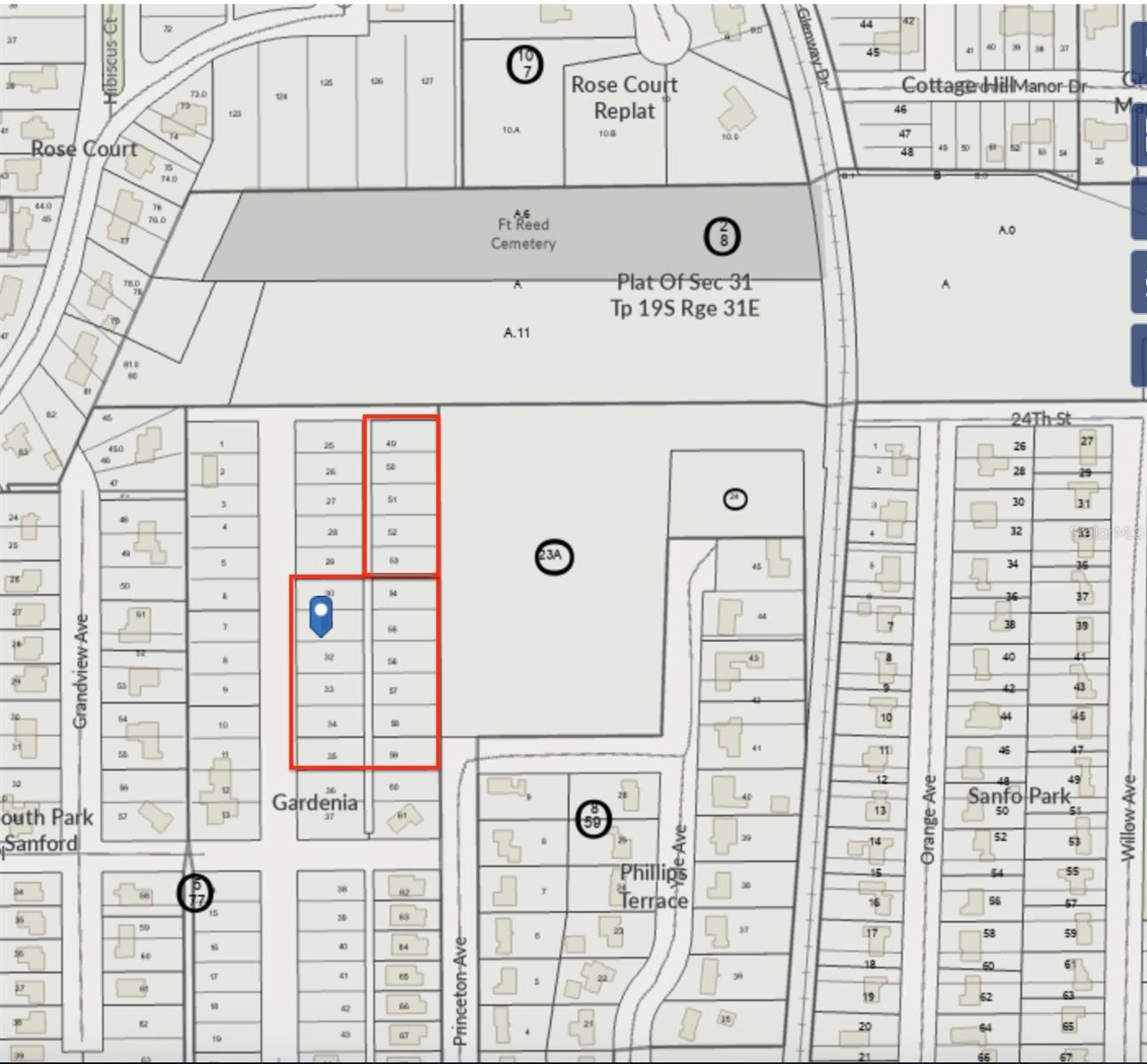 Estate sale opportunity awaits with this unique 15-parcel assemblage, offering expansive acreage and exceptional privacy in a serene, natural setting (includes parcel: 31-19-31-518-0000-0300 and 31-19-31-518-0000-0490 for a total of 15 platted lots). This requires an all cash offers, AS-IS, proof of funds and parcels are priced to sell quick. Largely wooded and nestled within a peaceful retreat ideal for nature enthusiasts, recreational use, future build, or a strategic long-term land hold.

With multiple parcels included, this offering presents flexibility and future upside potential. Preliminary insights indicate that parcel may have great future potential not far from the airport, shopping and Downtown Sandford; however, buyers should conduct their own due diligence with the county regarding zoning, and development feasibility.

Whether you are looking to secure land for future development, create a private getaway, or diversify your investment portfolio, this property represents a rare opportunity to control a sizable tract with long-term possibilities.