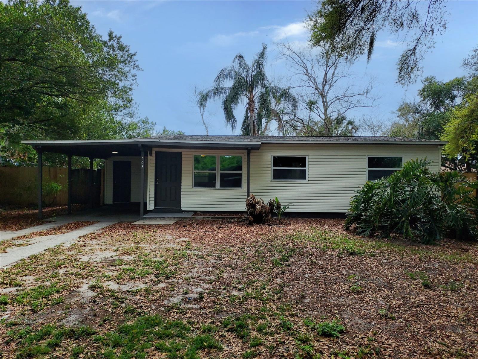 Virtually Staged. Welcome to this super cute and updated 3-bedroom, 2-bathroom home in Plant City! Recent updates include a NEW Roof, NEW A/C, NEW tankless water heater, NEW double pane windows, and NEW Electric Panel. Additional updating included a complete brand-new kitchen with shaker cabinets, new appliances, new luxury vinyl flooring and new carpets in bedrooms, freshly painted, new lighting fixtures and ceiling fans, and refreshed bathrooms. Other features include a 12x20 storage shed which would make for a terrific workshop, privacy-fenced backyard with a double gate, a large great room with tiled floors, and an inside laundry room. The terrific location is less than 1 mile to I-4 for an easy commute to Tampa or Orlando, and less than 2 miles to shops and restaurants. This is a Fannie Mae HomePath Property.  First Time Buyers complete the HomePath Ready Buyer homeownership course at HomePath online, include certificate for closing cost assistance. Visit HomePath online for more details. Restrictions apply.