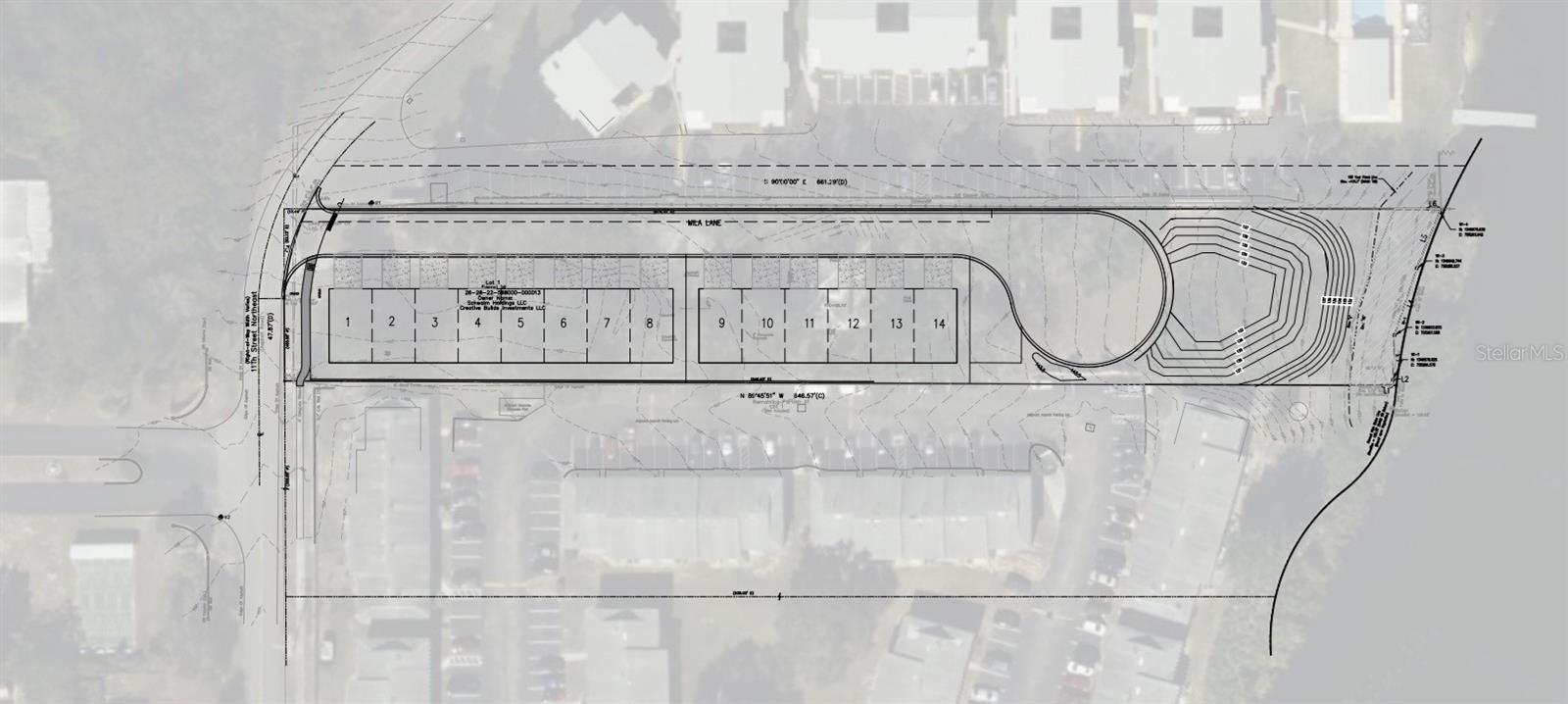 Entitled land!  14 Unit townhome development approved and ready for construction immediately! 1.57 acres consisting of 103 feet of lake frontage on Lake Buckeye in Winter Haven.   Documents will be provided upon requests.