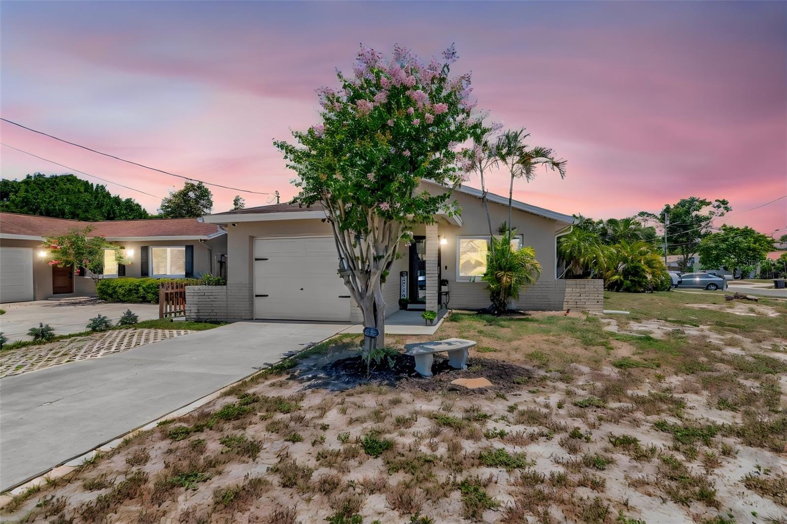 Tucked away on a private corner lot, this charming 2-bedroom, 1-bathroom home offers comfort, style, and convenience. The interior features new porcelain flooring throughout the main living areas, granite countertops, fresh interior paint, and a newer HVAC system for added peace of mind. The chef-inspired kitchen provides plenty of space for cooking and entertaining, while the fully fenced backyard offers exceptional privacy and room to relax, garden, or host gatherings. Ideally located just minutes from schools, shopping, dining, and everyday conveniences, this home also provides easy access to some of Florida’s most beautiful beaches, all within a 15–30 minute drive. Move-in ready and full of value, this turnkey property comes with no HOA fees, making it an excellent opportunity for homeowners and investors alike.