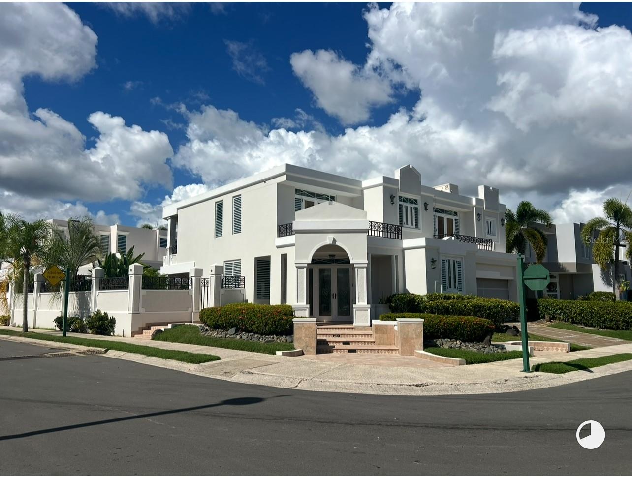Experience luxurious living in this stunning Mediterranean-style home featuring expansive and comfortable spaces. Key Features: - High Ceilings - Corner Lot: Positioned on a desirable corner lot for added privacy and space. - Pool: Dive into relaxation with your own private swimming pool. - Diesel Generator: 20 kilos ,Equipped with a 160-gallon diesel generator for uninterrupted power supply. - Solar Water Heater: Environmentally friendly solar water heating system. First Floor: - Grand foyer - Spacious living room - Elegant dining room - Family room - Kitchen - Half bathroom - Access to covered terrace, pool, and double garage. Second Floor: - 4 bedrooms - 5 bathrooms - Office space - Generous closets for ample storage Don’t miss out on this exceptional opportunity to own a beautiful Mediterranean home that combines style, comfort, and convenience! Gated community  with 24/7 security,Clun House, with a resort style swimming pool, tennis and gym.