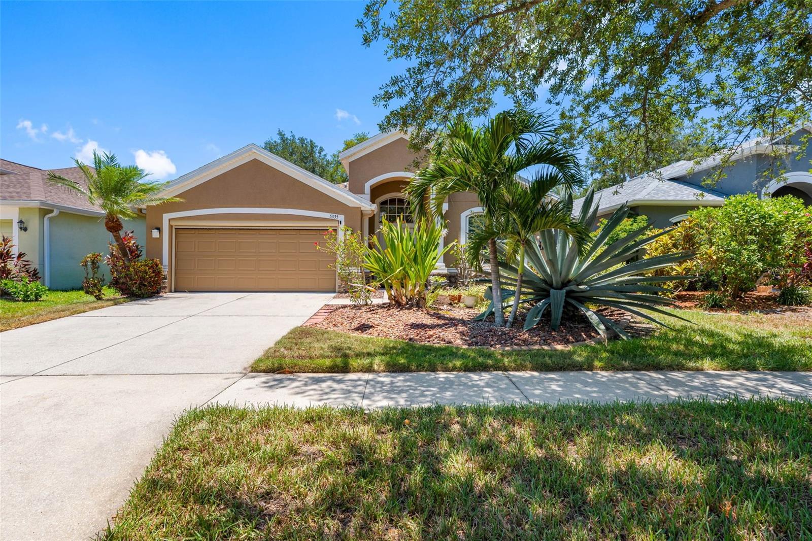 NO CDD! LOW HOA! No required flood insurance. BEAUTIFULLY LANDSCAPED & NO REAR NEIGHBORS! This spacious, gently lived in 2062 SQ FT home offers a split floor plan with 3 beds plus a den/office with french doors, 2 baths, 2 car garage & sits on a 267' ft deep lot with stellar views you can enjoy from your screened lanai! Roof (2021) Hurricane Impact Windows (2020) LVP (2024) Carpet (2024) Motorized Garage Door Screen (2020) Garage Door Opener (2017) Whole House Surge Protection (2023) Hot Water Heater (2026) HVAC (2017) Nest Programmable Thermostat (2026) Smoke Detectors Hard Wired (2024) Water Softener (2017) Samsung Propane Gas Range (2017) LG Refrigerator with Ice Maker and Filter (2017) Hot Pointe Microwave (2022) Samsung Dishwasher (2023) Exterior Paint (2021)
It is sure to impress you with its high ceilings, gorgeous conservation views & special features throughout. As soon as you step into the home you will notice a grand entrance with a beautiful rotunda and tray ceilings. The oversized 3-panel sliding glass doors pocket to completely open and expand your entertaining space. Enjoy making meals while socializing with your family & friends in your open kitchen/family room. Cooking is a pleasure with newer appliances, beautiful 42" solid wood cabinets, Corian counters & a whole house water filtration system. The kitchen offers a breakfast bar as well as a generous space for a breakfast table. There is also a separate area for a dining table/flex space adjacent to the kitchen. The oversized master suite has a huge master bath with dual sinks, separate shower, garden tub & a huge walk-in closet. The 2nd, 3rd bedrooms & den/office are of ample size & comfortable. The Braemar community features a gated entrance, walking paths, a community swimming pool and a playground. Convenient to major road ways, shopping, entertainment & award winning beaches, parks & more! One or more image has been virtually staged.