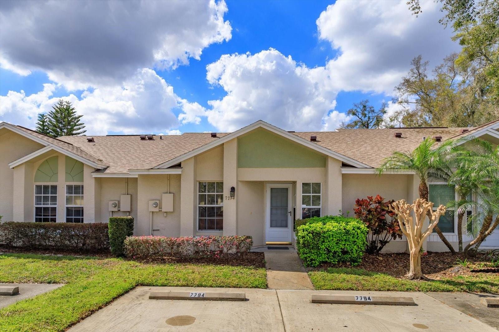 Winter Park Clean, UPDATED and in Move In Condition - The newest condo's year built are located on the last street in the complex where this unit is located which features a more contemporary open floor plan. Enjoy the One story living with no steps. No apartment living with noisy neighbors. 

Another BONUS is *** NO condo neighbors across the street from you - PRIVATE!**  Located second to the end of a Quiet Dead End Street. 

Step into a bright and airy condo featuring laminate and tile floors. Newer painted pastel colors throughout. The updated contemporary kitchen has NEWER Pecan colored cabinets and NEWER granite counter tops with stylish designer tile back splash. 

Both bathrooms have NEWER vanities and granite counter tops. The second bath features a granite top designer Pedestal vanity. The split bedroom floor plan that provides privacy, both bedrooms have spacious Walk-In closets. 

*** Open living area shines with natural sun light and is open to a screened porch, providing access to the private, fenced back courtyard. 

New (December 2024) High efficiency RHEEM 15.3 SEER AC unit keeps utility costs lower.

New Roof (2021)

New 6 panel Front entry door January (2025)

New carpet in both bedrooms installed January (2025)

Replumbed with New PEX plumbing pipes, New Refrigerator (2025) New light fixtures throughout. 

As a resident, you'll have access to the community pool and the convenience of being close to Winter Park - Park Avenue, the Cross Seminole Trail and Cady Way Trail, Winter Park Village, UCF and Full Sail. The location offers easy access to major roadways, shopping, and dining and is served by the reputable Seminole County Schools. Complete with fenced back courtyard! Community has swimming pool & bathrooms. 

** Exterior of the building is scheduled to be painted. **  Professionally cleaned for new owners. Never smoked in. Compare to others needing all these upgrades.