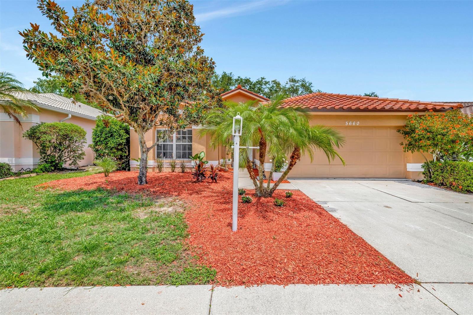 Absolutely stunning! This gorgeously fully remodeled pool home in Del Sol Village offers the perfect blend of elegance and functionality. Let's break down the captivating features of this move-in ready gem:

Interior Features:
3 bedrooms, 2 bathrooms, 1803 sq ft, with a 2-car garage.
Open Floor Plan: Upon entry, you're greeted by a bright and airy expansive open floor plan with 10 ft cathedral ceilings, creating a spacious atmosphere.
Bedrooms: The first bedroom boasts a large dual closets and ample sunlight, while the second bedroom offers high ceilings and a deep built-in closet, perfect for a bedroom or a flexible den/office space. Both share an all-new guest bathroom. 
Great Room: Prepare to be wowed by the expansive great room combining the living room, dining room, and kitchen, providing plenty of space for gatherings and entertainment!
Chef's Dream Kitchen: Featuring a completely new kitchen with stainless steel appliances, a kitchen island with sink & breakfast bar, quartz countertops, ample cabinet space with pull-out and soft-close drawers, and a large pantry. Followed by a breakfast nook and laundry room.
Primary Bedroom: Overlooking the pool area, the primary bedroom offers his and hers walk-in closets and an all-new ensuite bathroom with his and hers sinks, new toilet, a walk-in shower with new sliding glass doors & the option to enjoy a relaxing soak in the beautiful garden tub.
Indoor-Outdoor Living: Stack the sliding glass doors in the great room for seamless indoor-outdoor flow, leading to the covered patio and newly screened caged pool deck overlooking the serene nature preserve.
Upgrades:
Extensive Renovations: All-new roof, luxury vinyl plank flooring throughout, freshly painted interior, freshly landscaped and pressure washed exterior.
Modern Amenities: All-new fans, lighting, hardware, and window treatments add contemporary flair.
Kitchen & Bathrooms: Completely renovated with top-of-the-line finishes including new appliances, quartz countertops, mirrors and sleek vanities.
This Pet-Friendly Community offers low annual HOA fees and is not in a flood zone. Conveniently located close to the University Town Center, offering shopping, dining, fitness centers, and more. Nearby amenities include Detweiler’s Farm Market, Whole Foods, Nathan Benderson Park, schools, and championship golf courses. With easy access to downtown Sarasota, St. Armands Circle, Lakewood Ranch, SRQ Airport, and the renowned beaches of Siesta and Lido Keys.
This meticulously updated home is ready for its next discerning owner. Schedule your showing today to make this your next home!
