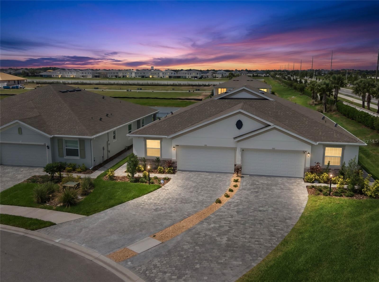 Why wait to build when you can move right into this upgraded 2025 villa in sought-after Star Farms at Lakewood Ranch?  This maintenance-free 3-bedroom, 2-bath villa with a 2-car garage offers the benefits of new construction without the wait. Upgrades include an enhanced AC system, custom closet, smart home technology with alarm, four security cameras, five remote-controlled ceiling fans, upgraded shower heads, screened lanai, and custom lanai shade.  Enjoy an open-concept layout designed for Florida living and indoor-outdoor entertaining.  Star Farms offers resort-style living with two pools, two fitness centers, clubhouse, tiki bar and restaurant, pickleball and tennis courts, dog parks, walking trails, social events, gated entrances, and lawn care included in the HOA.  Conveniently located near Downtown Lakewood Ranch, Waterside Place, UTC Mall, top-rated schools, dining, shopping, medical centers, and Gulf Coast beaches.  A rare opportunity to own a move-in-ready villa in Star Farms. Schedule your private showing today.