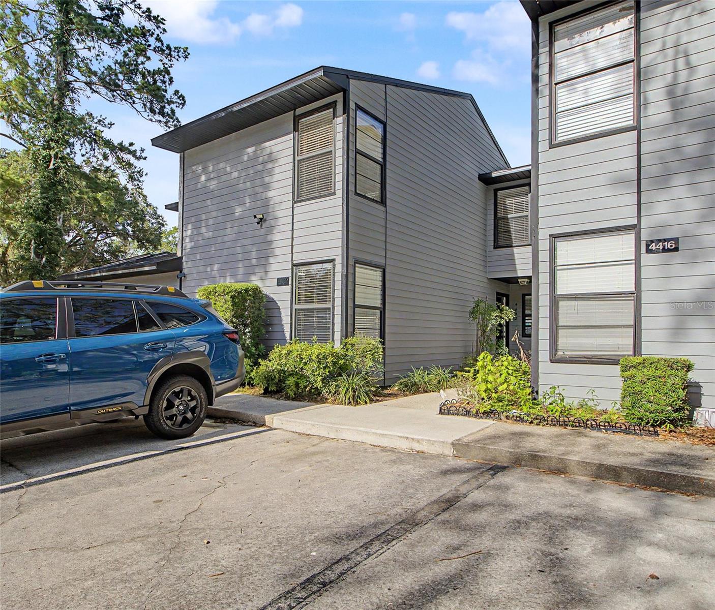 Welcome home to this beautifully updated 3-bedroom, 2-bath townhome in the desirable Marchwood community! Ideally located just minutes from City Park with its soccer fields and recreational amenities, this home also offers the convenience of being within walking distance to Butler Plaza, shopping, restaurants, entertainment, and more. Plus, it's situated on a bus route for easy commuting. Inside, you'll find numerous recent updates, including fresh interior paint, updated flooring, stylish countertops, and much more. The spacious living room features soaring vaulted ceilings, creating an open and inviting atmosphere filled with natural light. Step outside to enjoy the private fenced area, perfect for relaxing, entertaining, or letting pets play. The fenced area provides direct access to the community pool, making it easy to enjoy Florida living year-round. With low HOA fees, a prime location, and move-in-ready updates, this Marchwood townhome offers the perfect combination of comfort, convenience, and value. Don't miss your opportunity to make it yours!