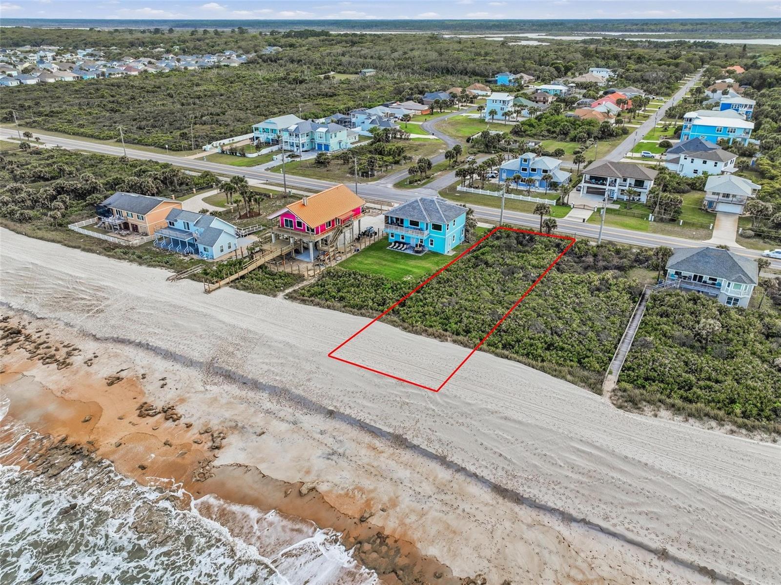 Build your custom oceanfront dream home on this rare direct-beachfront lot at 7103 N Ocean Shore Blvd, set along one of Palm Coast’s most desirable stretches of coastline. With no HOA and the freedom to choose your own builder, the possibilities here are wide open. Take in sweeping Atlantic views, enjoy peaceful, uncrowded shoreline, and design a home that fully captures the setting.

Opportunities like this are increasingly hard to find—especially at this price point—making this a compelling chance to secure a true oceanfront homesite in a premier location.