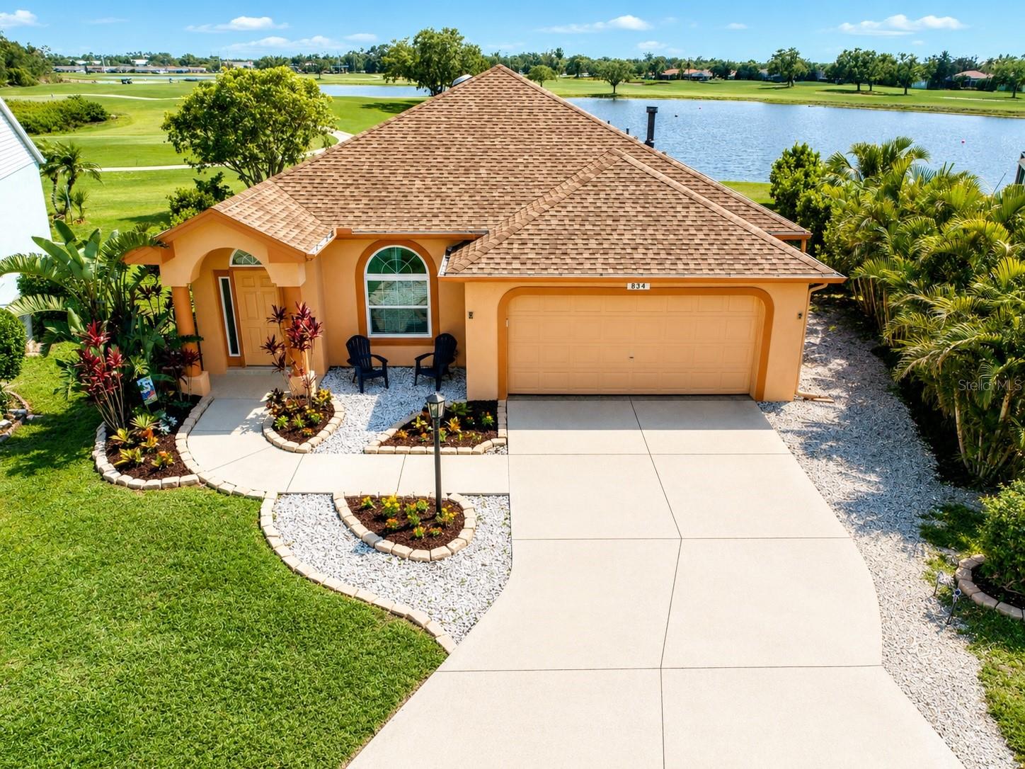 This is your chance to own a piece of Florida's paradise in Greenfield Plantation! This beautifully maintained, move-in-ready home combines luxury, comfort, and breathtaking scenery in one of the area’s most desirable golf course communities which does not require a golf membership. Step inside to discover fresh new interior paint throughout, new plush carpeting in all bedrooms, and a stunning FULLY RENOVATED primary bathroom featuring dual sinks, abundant natural light, and a spa-inspired walk-in shower offering multiple shower heads and a relaxing rainfall feature.
Wake up each morning to the well manicured green golf course and serene water views, then unwind each evening with unforgettable Florida sunsets from your screened-in patio. Nature lovers will appreciate the incredible wildlife sightings right from home, including bald eagles, sandhill cranes, turtles, and a variety of native birds—this truly is one of the best views in the community on an oversized lot!

Perfectly positioned beside the 12th tee of Greenfield Plantation’s scenic 18-hole golf course set across 70 lush acres, this home offers the golf lifestyle without the obligation of a membership. Plus, several PGA world-class golf courses are just minutes away.

The exterior is equally impressive, with mature tropical landscaping on both sides of the home, creating a peaceful and secluded retreat. Greenfield Plantation also features LOW HOA fees and is conveniently located near top-rated schools.

Location is everything, and this home delivers! Centrally situated between Manatee and Sarasota Counties, you’re just minutes from I-75, with grocery stores, shopping, and dining nearby. The new SR 64 and I-75 plaza offers incredible convenience with Costco, Target, restaurants, hobby stores, and more. 

Embrace the ultimate Florida lifestyle with easy access to world-famous beaches including Siesta Key and Anna Maria Island, celebrated for their powder-soft white sand and crystal-clear waters. Outdoor enthusiasts will love nearby boating, kayaking, and fishing at Fort Hamer Park and Boat Ramp, as well as endless opportunities for hiking, biking, and wildlife exploration at Myakka River State Park, Oscar Scherer State Park, and Lake Manatee State Park.

This is a rare opportunity to own a beautifully upgraded home with unmatched views and an unbeatable location. Schedule your private showing today and experience Florida living at its finest!
