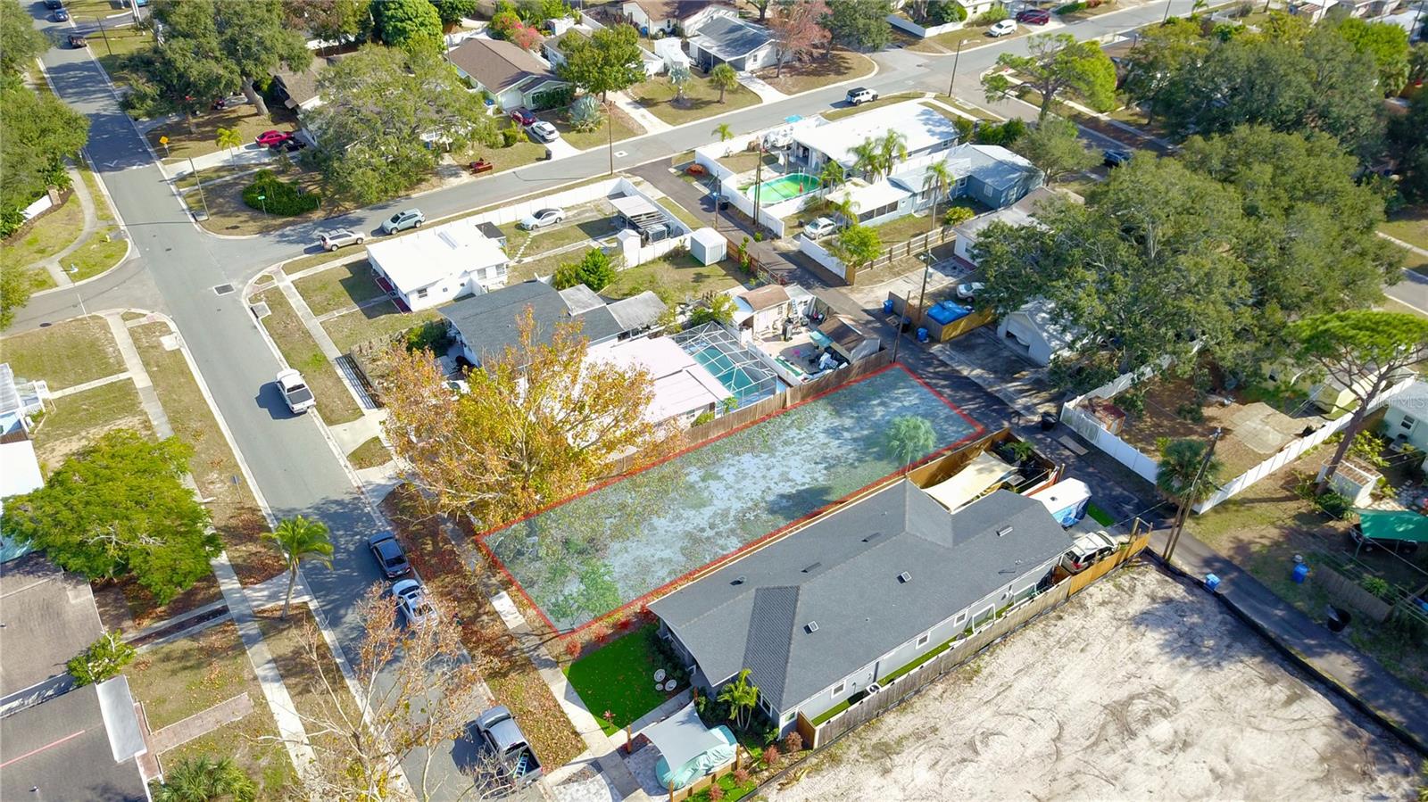***OWNER WILL NEVER CALL AGENTS OR BUYERS DIRECTLY TO SPEAK ABOUT THE SALE OF THE PREOPRTY, IF YOU RECEIVE A CALL LIKE THIS IT IS A SCAM***
Ready-to-build vacant lot at 730 50th Ave N, St. Petersburg, FL 33703, in the Arcadia Subdivision. Measuring 45 ft by 127 ft, ideal for a single-family home with room for a pool and a two-car garage. 
Highlights:
Low Flood Risk: FEMA Zone X (shaded), 0.2% annual flood chance—no elevated foundations or flood insurance needed.
Buildable & Clear: No easement impacts; mature front tree adds appeal without hindering plans. Level, cleared lot with utility access and rear alley.
Bonus: Seller able to provide CAD plans for a 4-bed, 3-bath home at a discounted rate upon purchase.
Just 10 minutes (3.3 miles) to downtown St. Petersburg's attractions like the St. Pete Pier, Dali Museum, and dining/brewery scene. Nearby: Trader Joe's (<2 miles), Publix, Fresh Market, Whole Foods, and Starbucks, all within walking distance. 

Families will appreciate proximity to some of the area's top nearby schools, such as highly regarded Shorecrest Preparatory School (private PK-12, just 0.7 miles away), Shore Acres Elementary (1.2 miles), St. Petersburg Collegiate High School (5.5miles), along with strong public options like John Sexton Elementary (1.7 miles) and North Shore Elementary (1.5 miles). 

15-20 minutes to beaches like St. Pete Beach, Treasure Island, and Pass-a-Grille, plus Fort De Soto Park and Tyrone Square Mall.

Just 30 minutes from Tampa's international airport, with access to everything that the city of Tampa has to offer. 

A great canvas for a custom home or investment in a prime Florida spot. Contact for details or viewing!