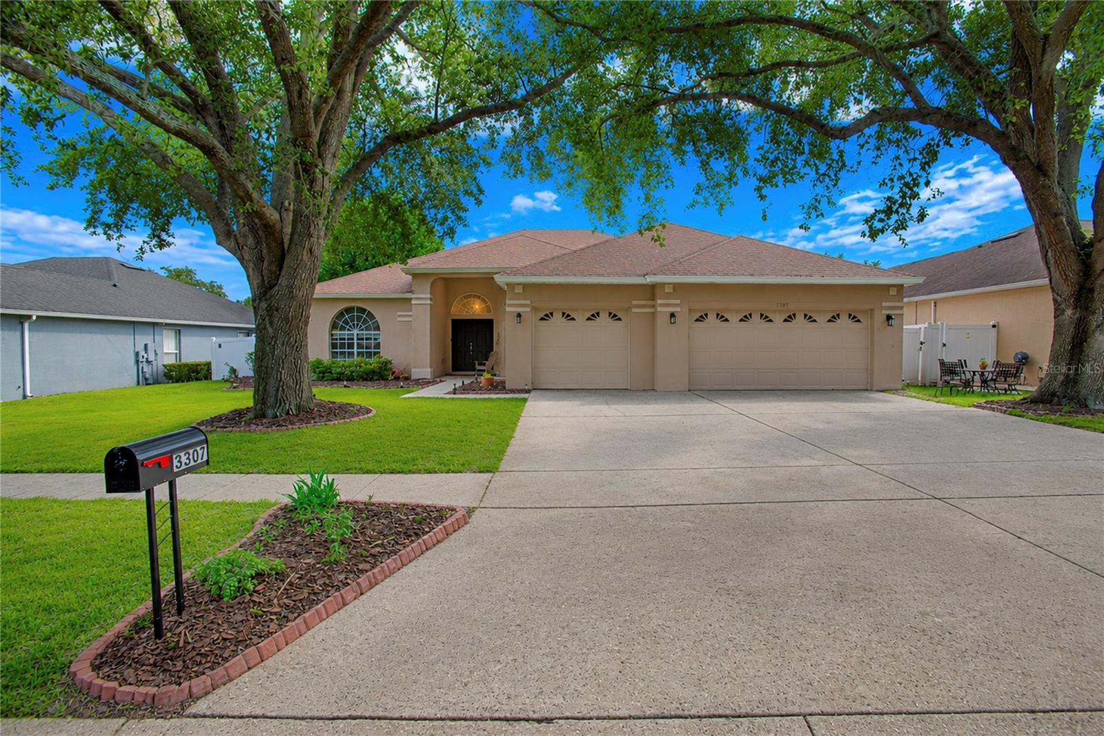 Welcome to 3307 Royal Ascot Run, located in the highly desirable Saddlebrook community in the heart of Gotha. This beautifully maintained one-story home offers 4 bedrooms, 3 full bathrooms, and a spacious 3-car garage, perfectly blending comfort, functionality, and everyday living.

Inside, you'll find tile and luxury vinyl flooring throughout, along with beautifully updated bathrooms that give the home a fresh, modern feel. Major improvements provide peace of mind, including a BRAND NEW water heater and a newer septic system with drain field.

Step outside to enjoy the fully fenced backyard featuring an extended patio—perfect for entertaining, grilling, or simply relaxing while listening to the birds each morning.

Conveniently located near top-rated schools, Winter Garden Village, Windermere, major highways, shopping, dining, and Orlando's world-famous attractions, this move-in-ready home offers the perfect combination of location and lifestyle. Schedule your private showing today!