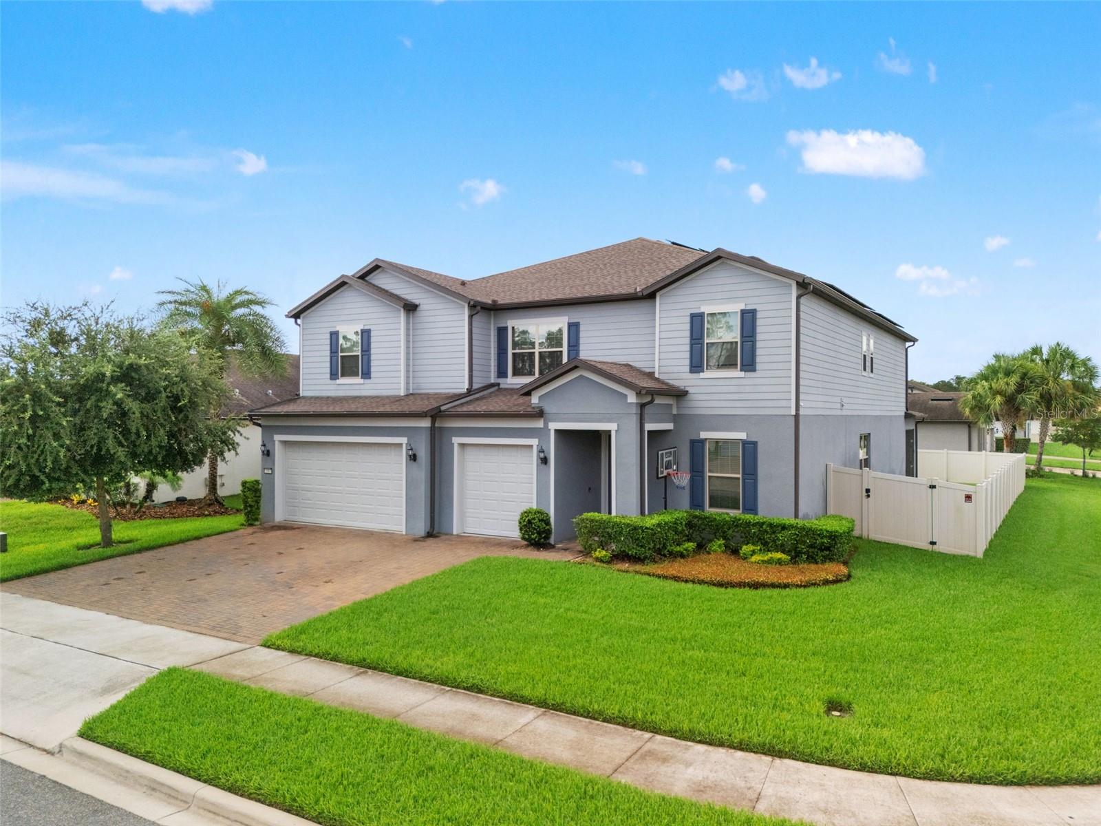 Welcome to this exceptional residence in Retreat at Lake Brantley, one of Longwood’s most sought-after gated communities, celebrated for its private boat ramp access to Lake Brantley, highly rated Seminole County schools, convenient location, and enduring desirability.

Built in 2021 and thoughtfully enhanced beyond the original builder plan, this Casabella floor plan by Pulte Homes offers over 5,200 square feet of living space, six bedrooms, and four-and-a-half bathrooms, seamlessly blending elevated design elements with the versatility and functionality today’s lifestyles demand.

A paver driveway and covered entry welcome you into interiors enriched by extensive millwork, statement lighting, tile flooring, and new carpeting. The foyer opens to beautifully proportioned living spaces designed to accommodate both gracious entertaining and everyday living.

The kitchen is both stylish and functional, featuring quartz countertops, a generous center island with seating, built-in wall ovens, stainless steel appliances, gray cabinetry, abundant storage, and an open layout that flows effortlessly into the dining area and great room. Anchoring the main living space is a striking linear gas fireplace framed by custom built-ins, while oversized sliding glass doors invite natural light and create a seamless connection to the outdoor living areas.

A dedicated flex room on the main level provides an ideal setting for a home office, study, library, or sitting room.

The expanded owner’s retreat, thoughtfully enlarged beyond the original floor plan, serves as a private sanctuary with ample room for a sitting area or lounge space. The oversized custom walk-in closet is complemented by integrated laundry with a stackable washer and dryer—an elevated convenience rarely found in comparable homes.

Upstairs, over 2,000 square feet of additional living space creates a true second-level retreat. An expansive loft functions as a spacious secondary family room and gathering space, while the adjoining flex room offers exceptional versatility as a playroom, media room, theater, game room, teen lounge, or potential additional bedroom with the addition of a closet. Generously sized secondary bedrooms and bathrooms further enhance the home’s ability to accommodate evolving lifestyles, guests, or multi-generational living.

Additional highlights include a thoughtfully organized pantry, extensive storage throughout, solar panels for enhanced energy efficiency, and a covered brick-paver lanai designed for year-round enjoyment. Equipped with remote-controlled retractable screens and dual ceiling fans, this inviting outdoor space provides comfort, airflow, and protection from the elements while serving as a natural extension of the home’s interior living areas.

The fully fenced backyard offers ample space for recreation, entertaining, and future outdoor enhancements.

Combining elevated design details, exceptional flexibility, over 5,200 square feet of living space, private Lake Brantley access, and a setting within one of Seminole County’s premier gated communities, this thoughtfully enhanced residence presents a rare opportunity to enjoy a lifestyle defined by comfort, convenience, and connection.

Schedule your private showing today and experience all this remarkable home has to offer.