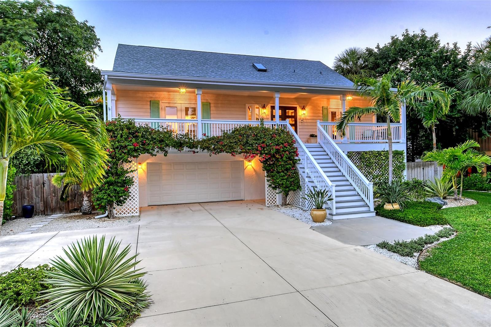 Welcome to Bay Island, the Gateway to Siesta Key!  This beautiful home is the beginning of enjoying the Siesta Key lifestyle. With 3500 sf under roof you can enjoy all the amenities Siesta has to offer. The tropical landscaping of the property alone will make you feel like you are on vacation. The home sits on 2 lots -located on both Anglin Drive and Flamingo Drive - offers you complete and total privacy.  The open air pool is surrounded by beautiful travertine, a large area for entertaining, and   covered decks on the front and back of the second level.  The back deck is completely tiled and has ceiling fans as well as wired for outdoor speakers. It truly feels like you are at a fine resort! Everything from the inside out is just 4 years old. Arrive  through a beautiful entryway with new staircase and new LVP flooring throughout. When you turn the corner you are welcomed into an open floor plan that is filled with lots of natural light. The living room has a new natural gas fireplace that adds a beautiful ambiance and a touch of elegance. The kitchen boasts an expansive quartzite island and features all Thermador appliances - including a gas stove, fridge and freezer columns and a dishwasher.  The island is filled with storage drawers and undercounter pull out shelving.  All cabinet drawers and doors are soft close. Walk out the new French doors onto an oversized, covered deck and take in the beautiful tropical landscaping. The owner's suite is located on the main living level and comes equipped with a spacious walk-in closet, a beautiful bath with a 10' double vanity and large walk-in shower.  The main living area also features a nice cozy den that can easily be turned into a 4th bedroom.  Located on the third level are two very large guest rooms as well as a fully remodeled bathroom.  At the end of the day step out onto the third-floor deck and enjoy spectacular sunsets in your own home!  The home as of late 2019 has all new siding, new roof, electrical and plumbing and irrigation. All the French doors and windows are hurricane rated.  There are two new HVAC units as well. This home is perfect for weekly short term rentals within Sarasota City limits. Living on the North end of the island is perfect for a quick getaway to the beautiful chrystal sands of Siesta beach or a night in the village.  Take a short trip over the bridge and enjoy all the amenities that Sarasota has to offer.
You are close to downtown, Selby Gardens or shopping at the beautiful St. Armands.